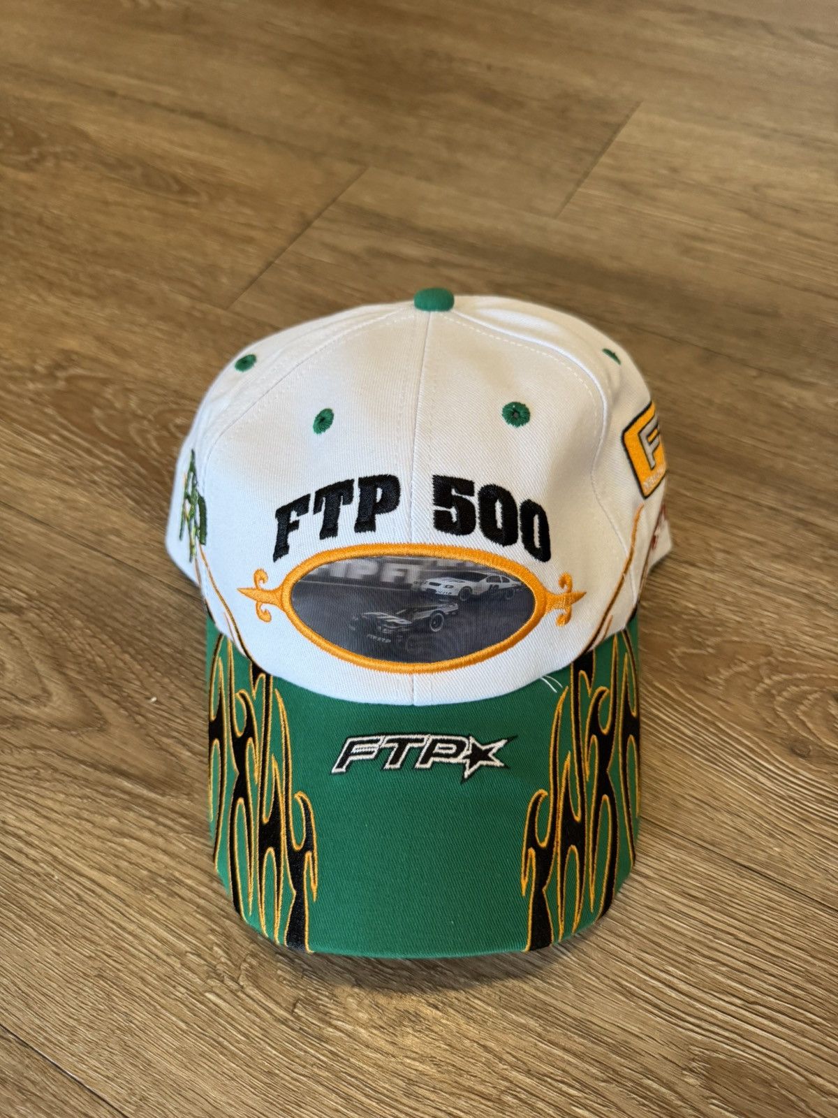 Fuck The Population FTP Raceway 6-Panel (White) Size ONE SIZE - 5 Thumbnail