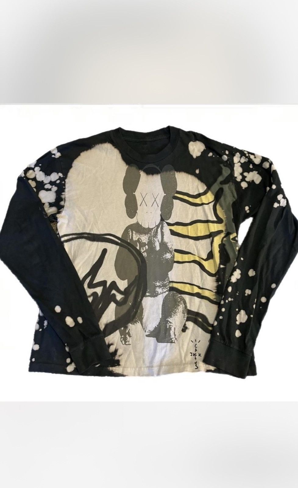 Fragment Design × Kaws × Travis Scott Travis Scott X Fragement Kaws ''Cactus Jack'' Large T-shirt Size US L / EU 52-54 / 3 - 2 Thumbnail