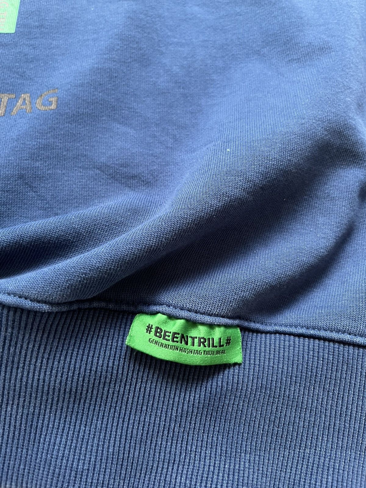Been Trill Sudadera Been Trill Green Taping Hashtag Overfit Size US M / EU 48-50 / 2 - 4 Thumbnail