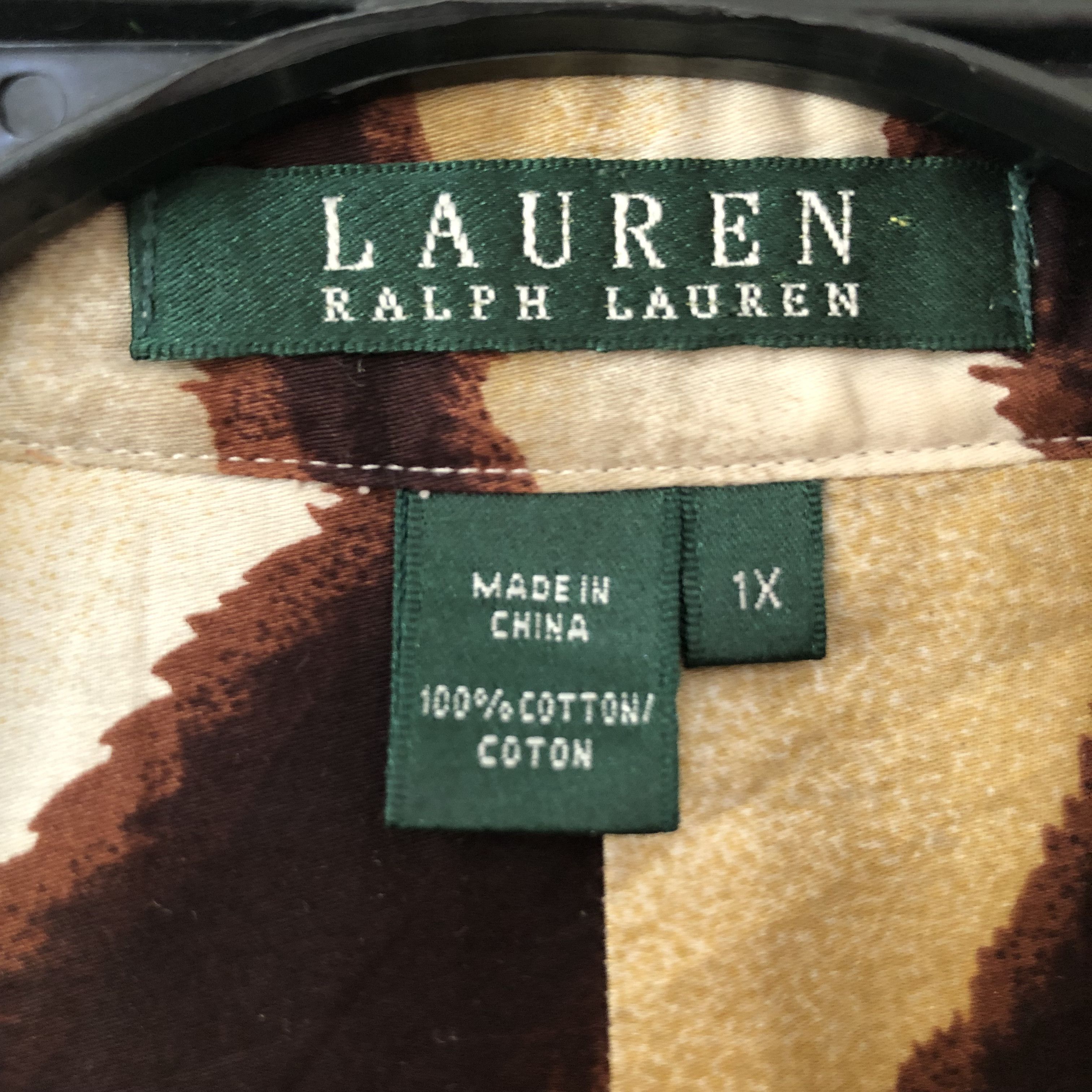 Lauren Ralph Lauren Lauren Ralph Lauren Women's Shirt 3/4 Sleeve Size 1X Size XXL / US 16-18 / IT 52-54 - 3 Thumbnail
