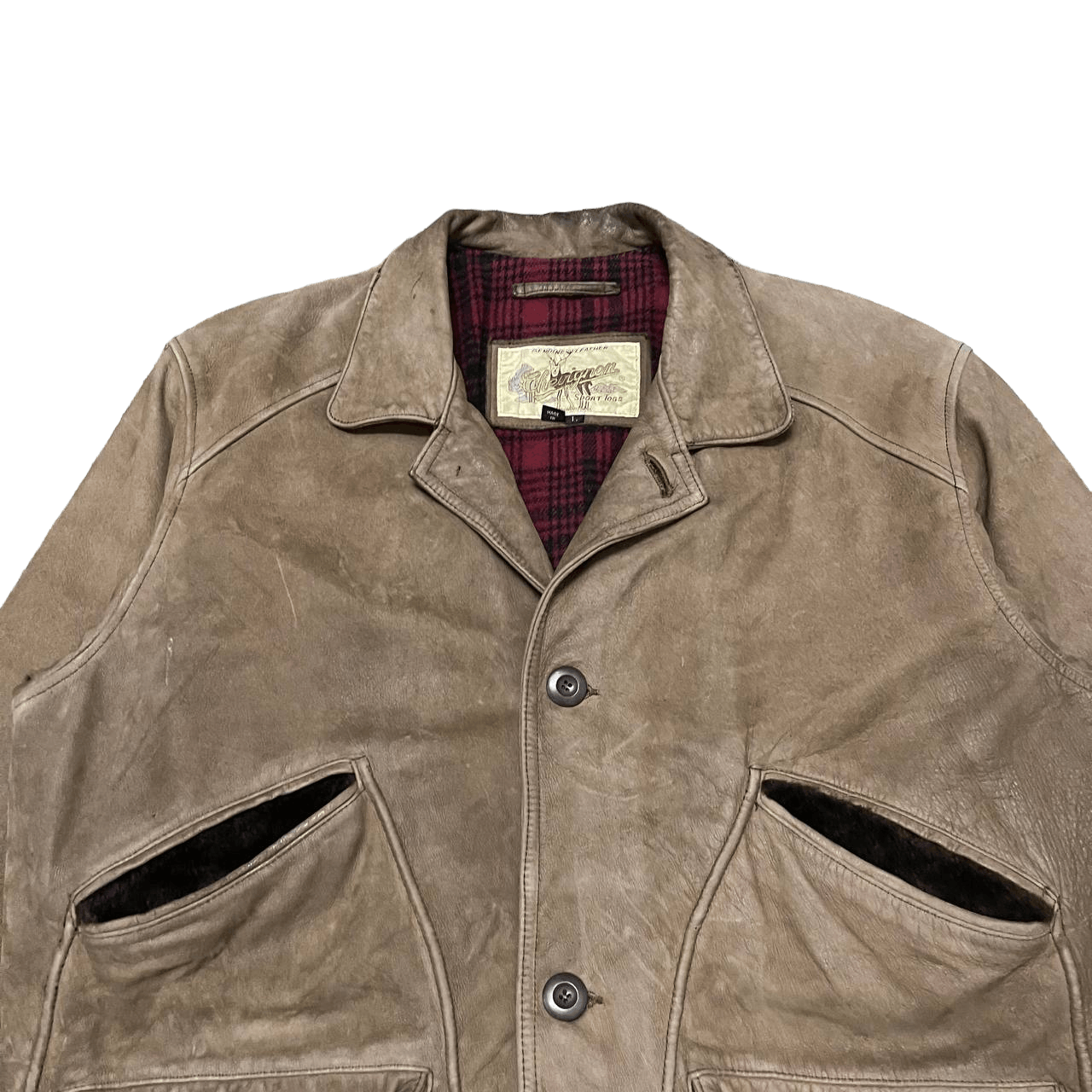 Chevignon Vintage Chevignon Genuine Leather Jacket Size US L / EU 52-54 / 3 - 2 Thumbnail