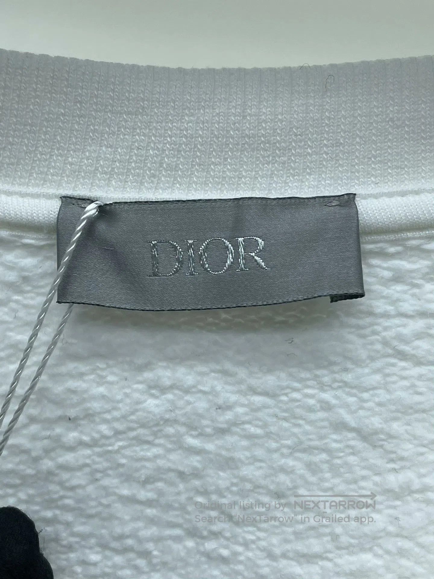 Dior Dior White Pullover Sweatshirt. Size US L / EU 52-54 / 3 - 5 Thumbnail