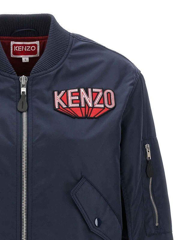 Kenzo o1y1025 Full-Length Jacket in Midnight Blue Size M / US 6-8 / IT 42-44 - 3 Thumbnail