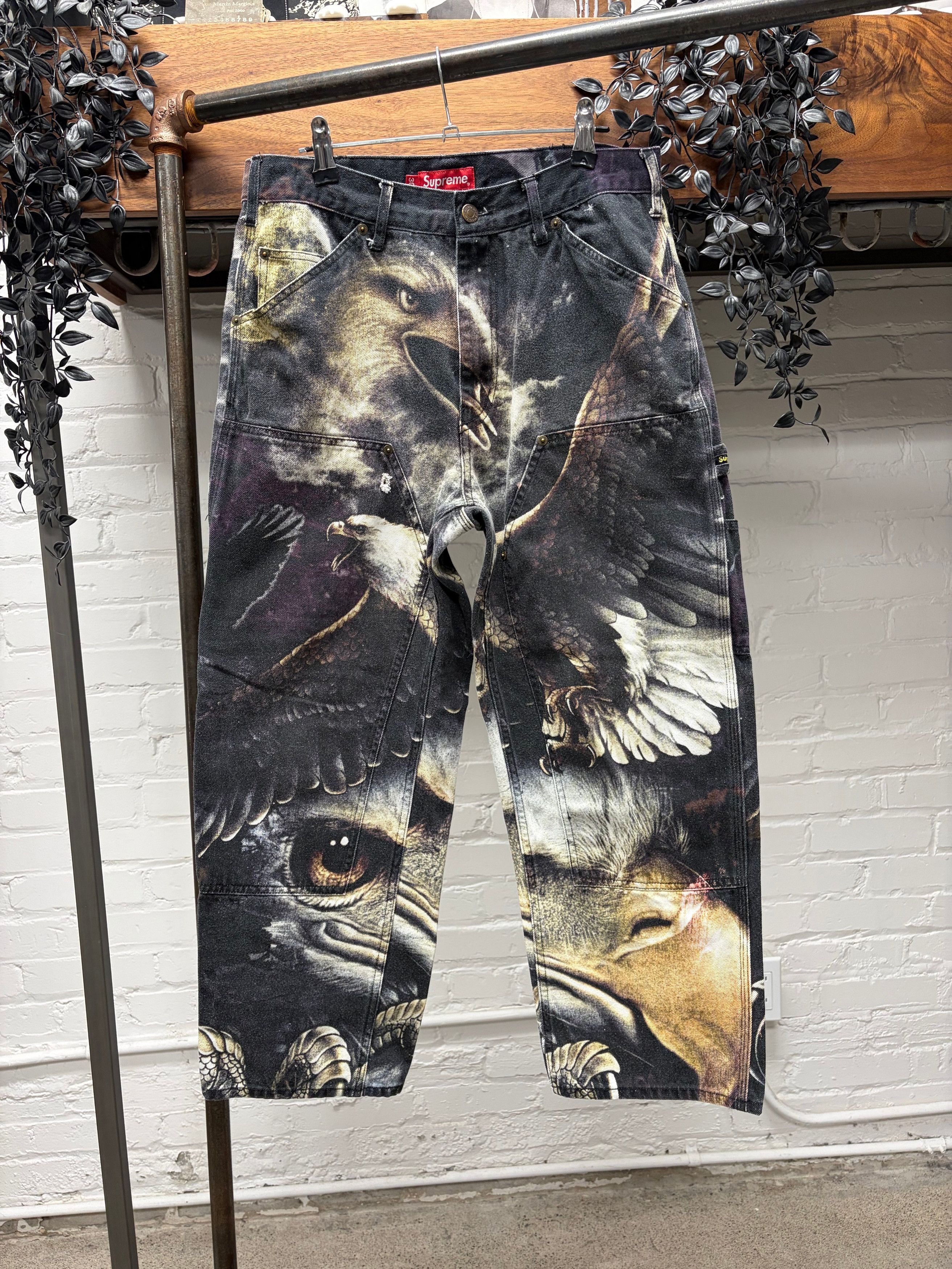 SS2021 Supreme ‘Eagle’ Double Knee Carpenter Denim