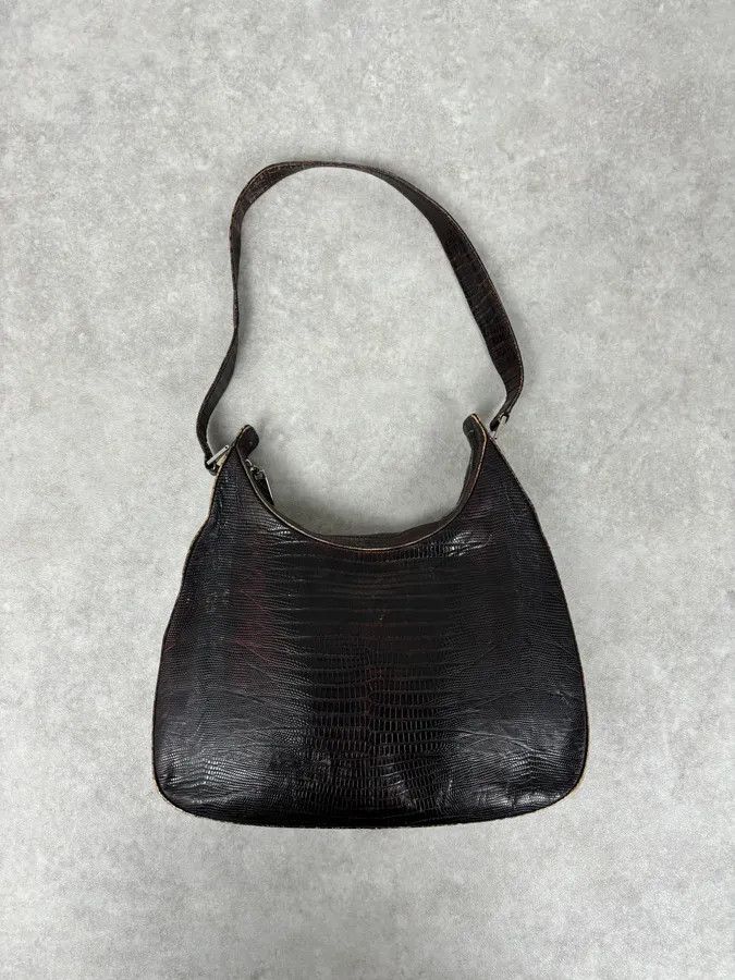 Balenciaga 1990s Balenciaga Brown Leather Handle Bag Size ONE SIZE - 1 Thumbnail