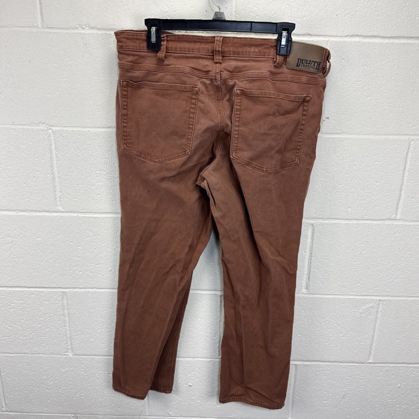 Duluth Trading Company Duluth Trading Co Flex Fire Hose Pants Mens 36x34 Slim Fit Brown Work Slim Pant Size US 36 / EU 52 - 7 Thumbnail