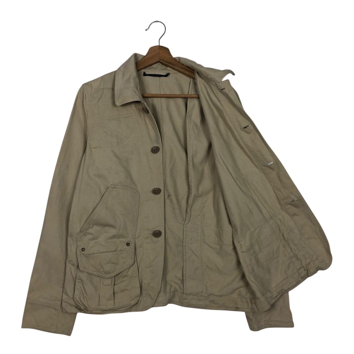 Ralph Lauren 🔥VINTAGE CROPPED CHORE WORK BIKER JACKET RALPH LAUREN Size M / US 6-8 / IT 42-44 - 13 Thumbnail