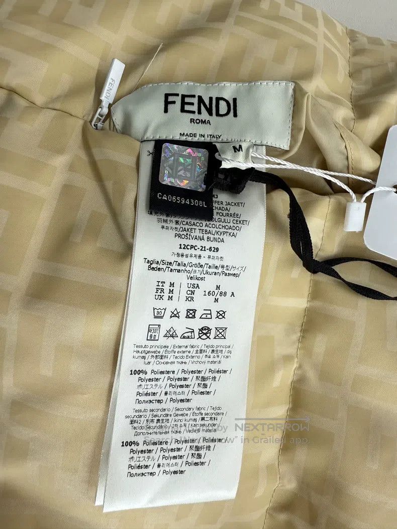 Fendi Fendi Reversible fur collar cotton padded coat Size M / US 6-8 / IT 42-44 - 3 Thumbnail