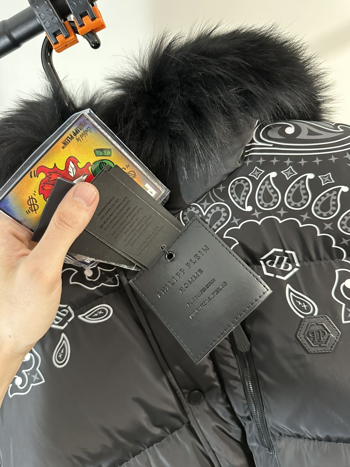 Philipp Plein Philipp Plein Paisley 4XL Puffer Skull Jacket Coat Size US XXL / EU 58 / 5 - 9 Thumbnail