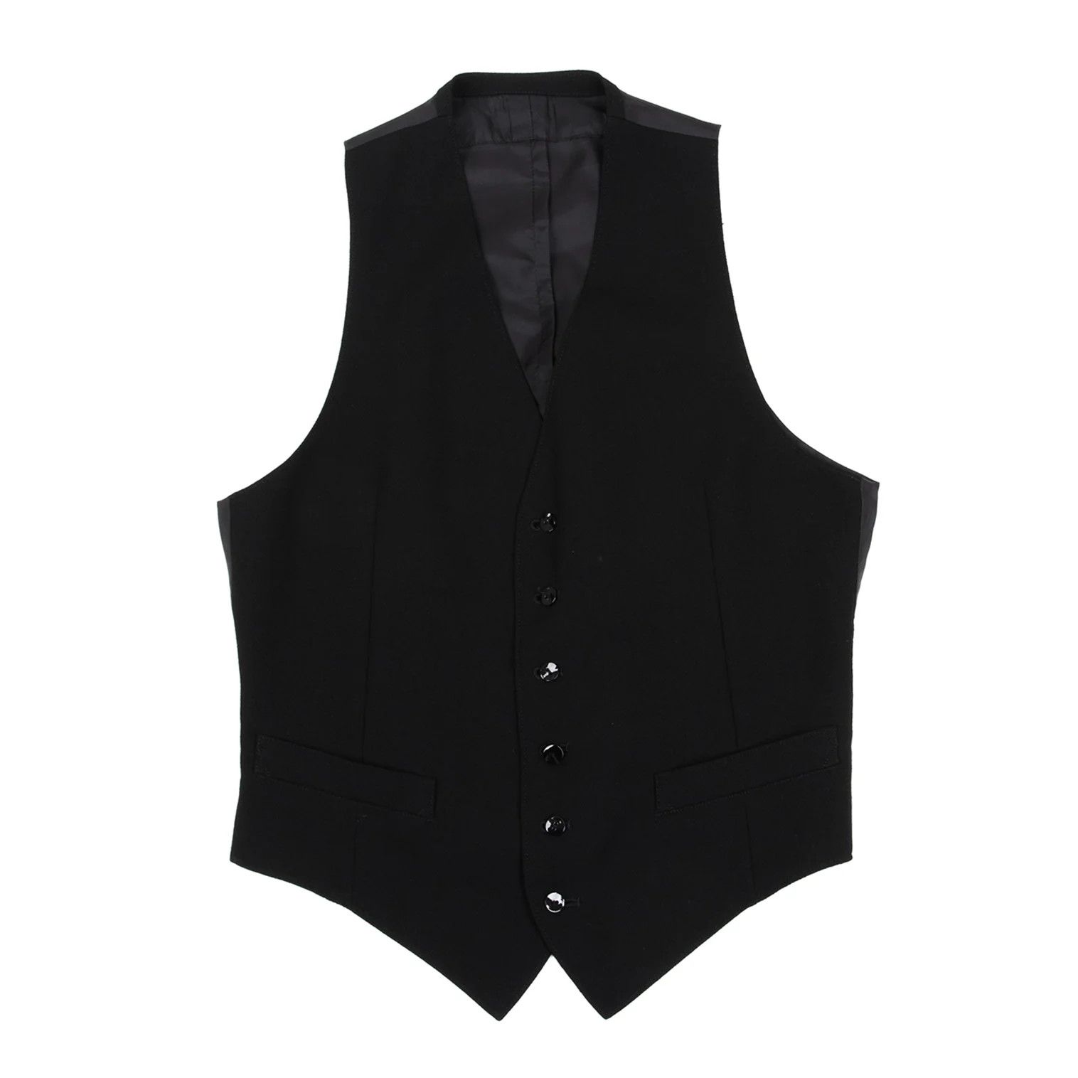 Jean Paul Gaultier Wool Vest in Black, Size 48 Size US M / EU 48-50 / 2 - 1 Thumbnail