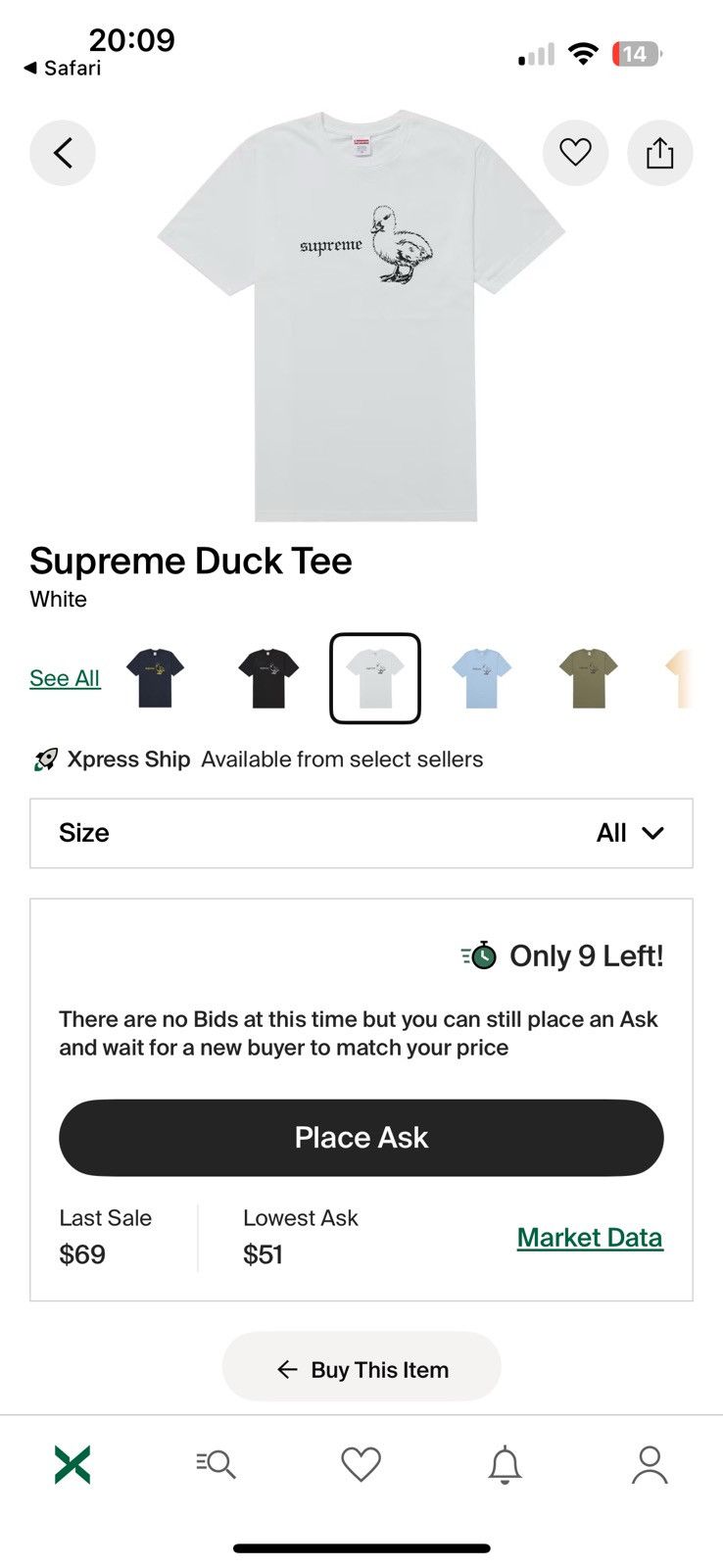 Supreme Supreme duck shirt Size US L / EU 52-54 / 3 - 1 Preview