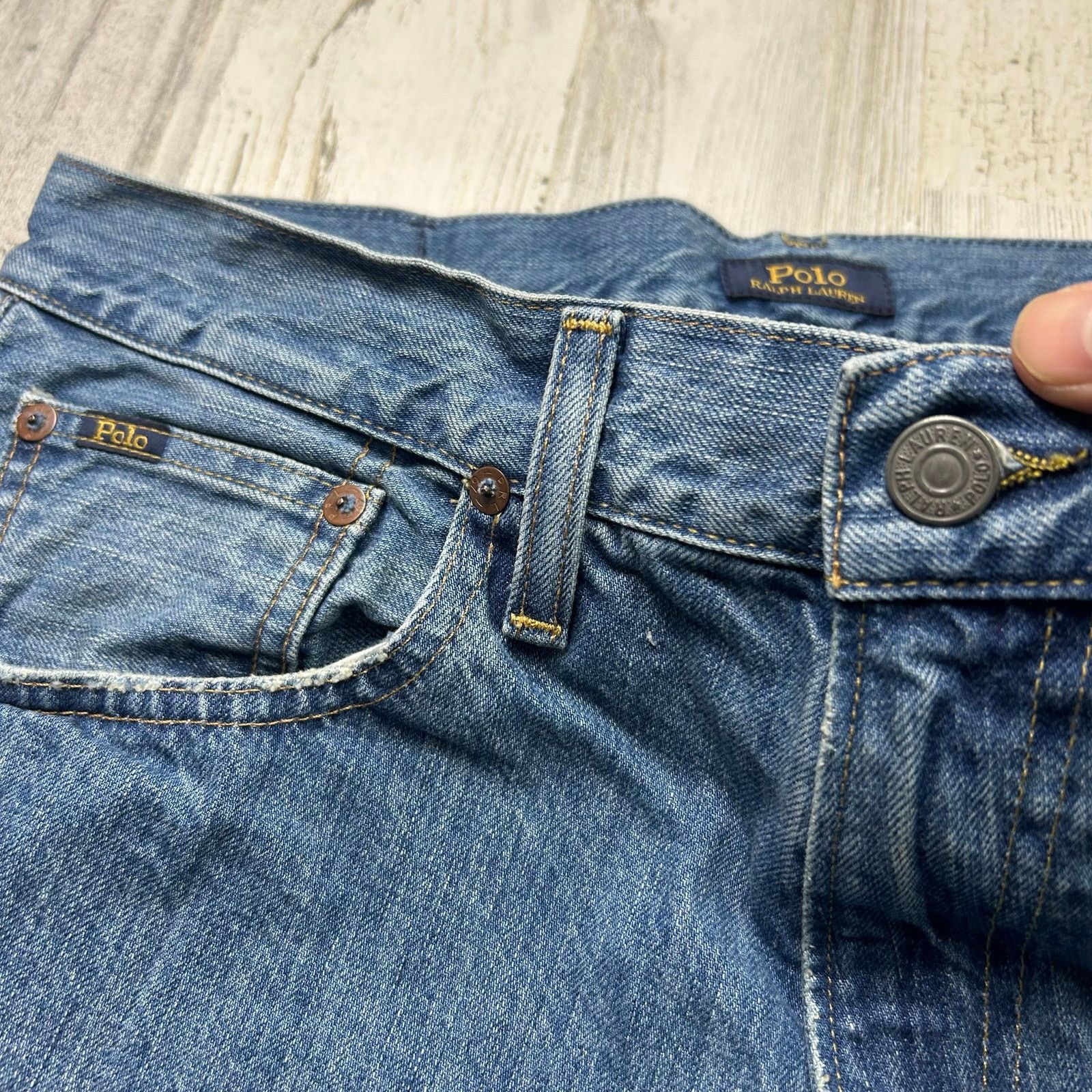 Polo Ralph Lauren Polo Ralph Lauren Denim Relaxed Fit The Hampton-Style Jeans Size US 32 / EU 48 - 4 Thumbnail
