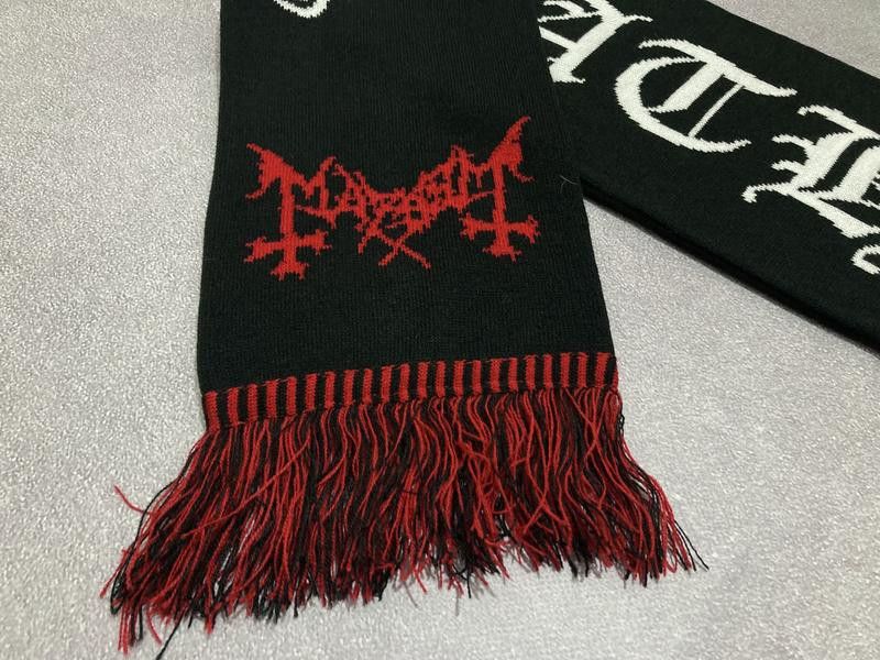 Band Tees Scarf Mayhem - Deathcrush black metal Size ONE SIZE - 7 Thumbnail