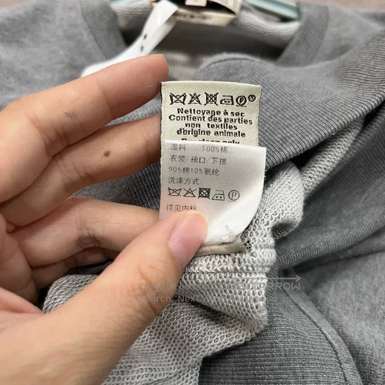Hermes Hermes Gray Pattern Logo Hoodie Size L / US 10 / IT 46 - 5 Thumbnail