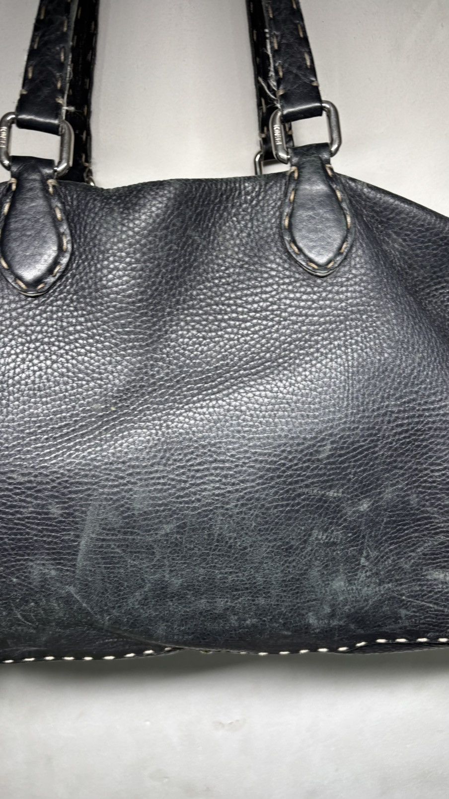 Fendi Fendi bag shoulder tote cuir leather italy archive 2000 Size ONE SIZE - 3 Thumbnail