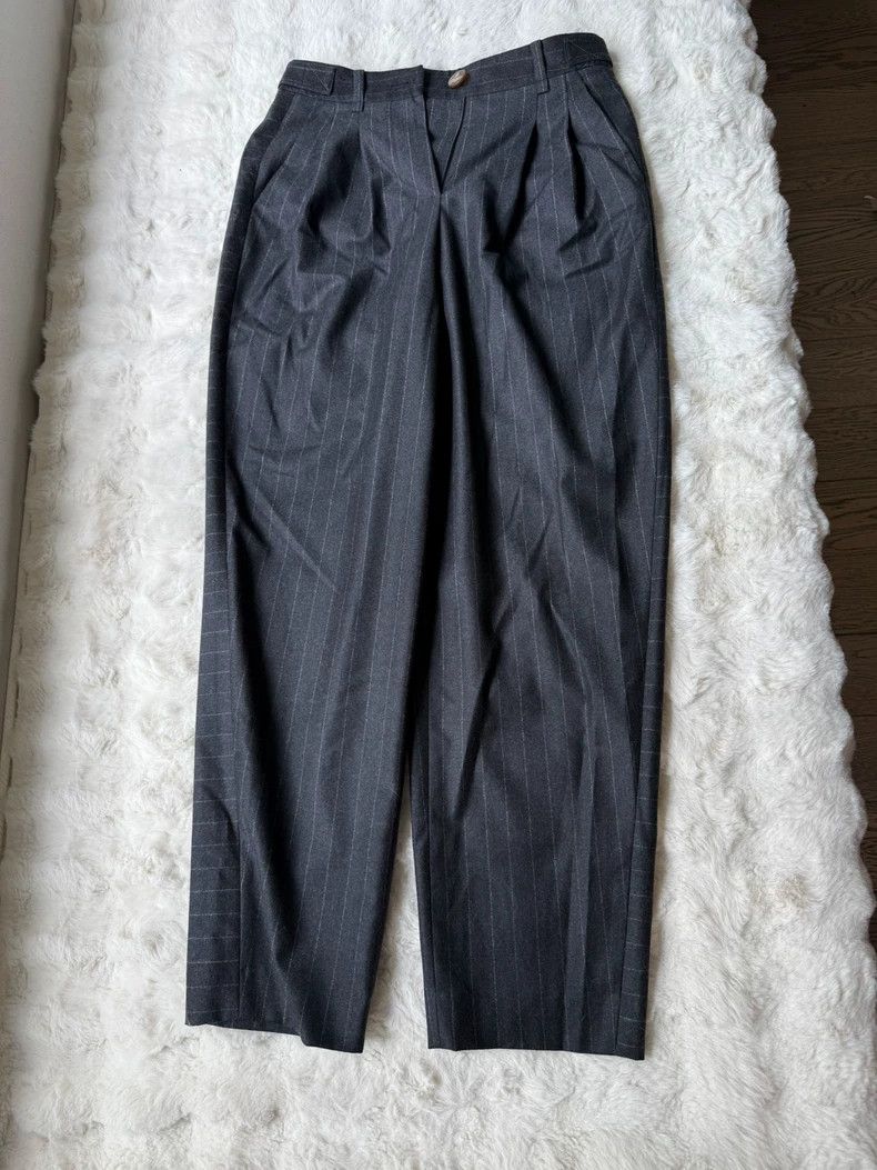 Vivienne Westwood Vivienne Westwood Gray striped suit pants Size 25" / US 0 / IT 36 - 3 Thumbnail