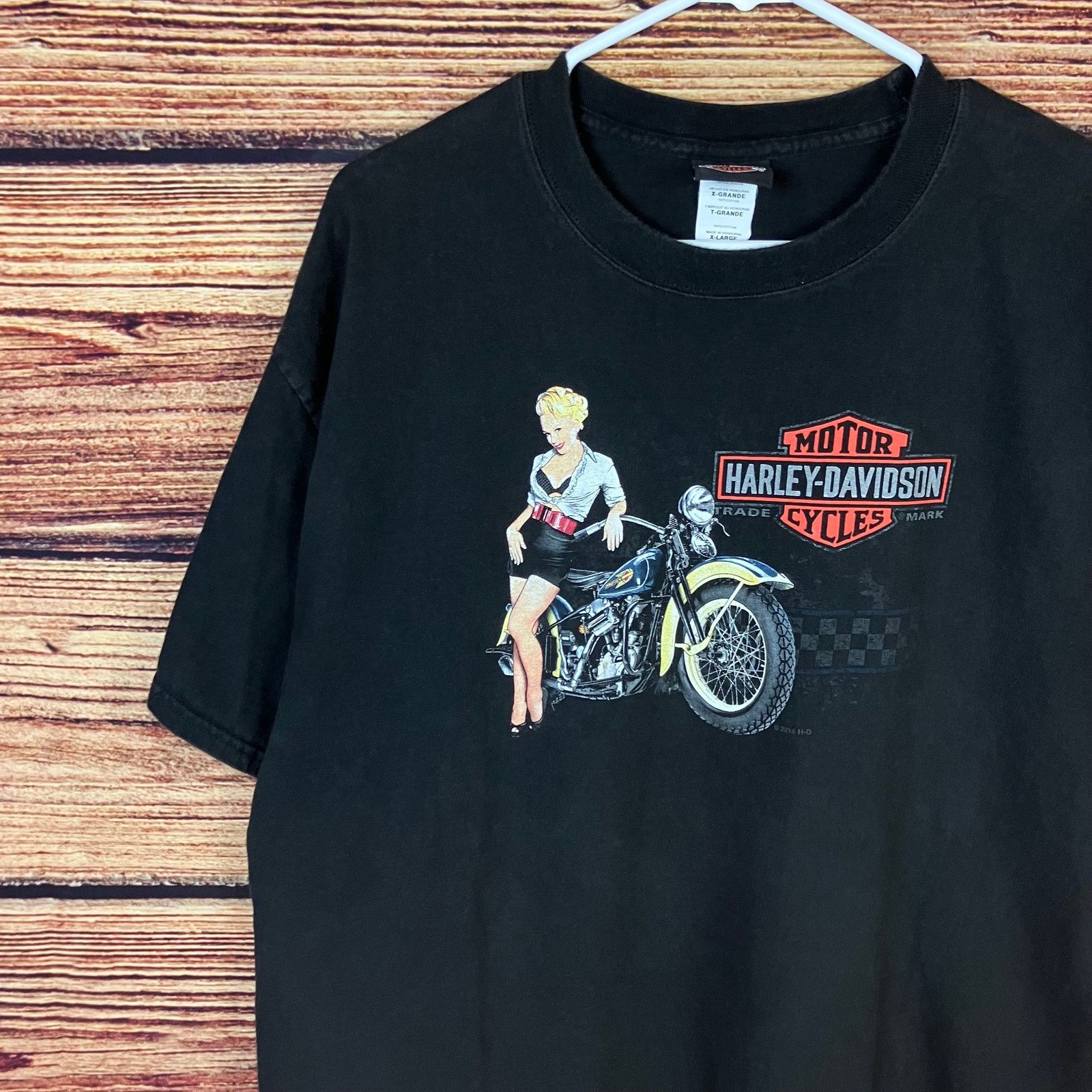 Harley Davidson Harley Davidson Motorcycles Pin Up Girl Kansas City, MO Tee Size US XL / EU 56 / 4 - 6 Thumbnail
