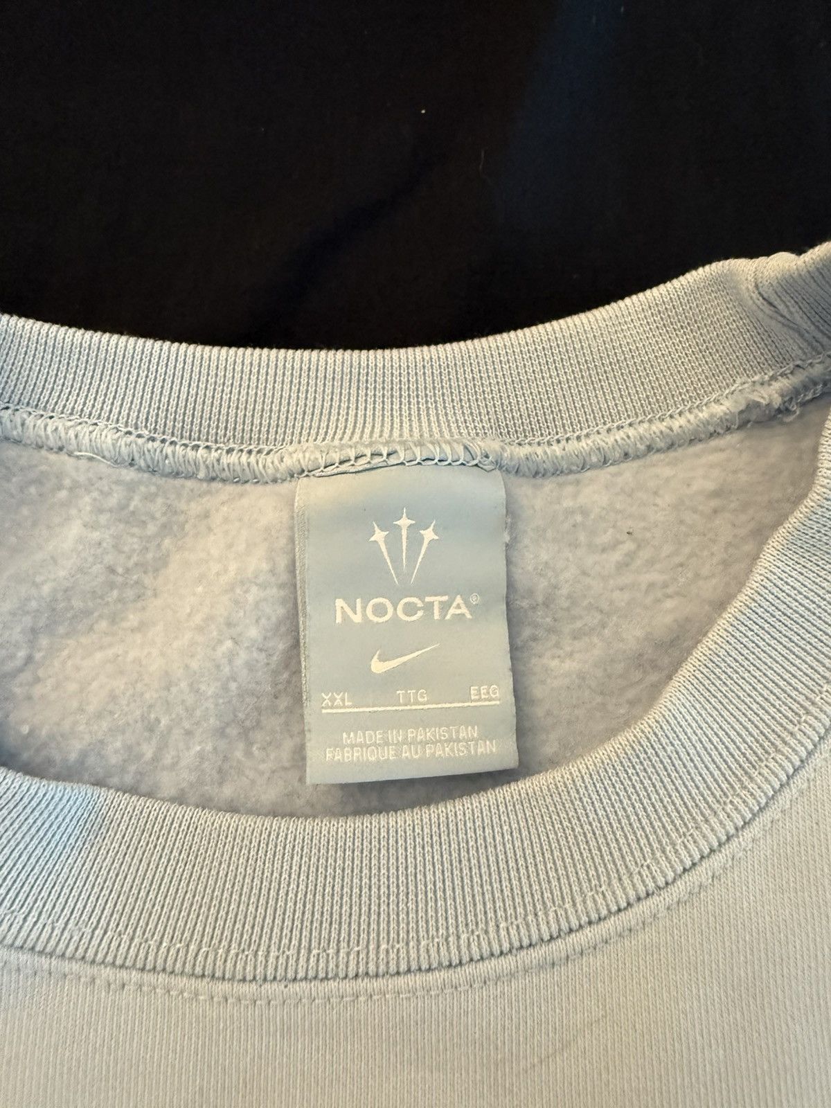 NOCTA × Nike Blue Nocta Sweatshirt XXL Size US XXL / EU 58 / 5 - 3 Thumbnail