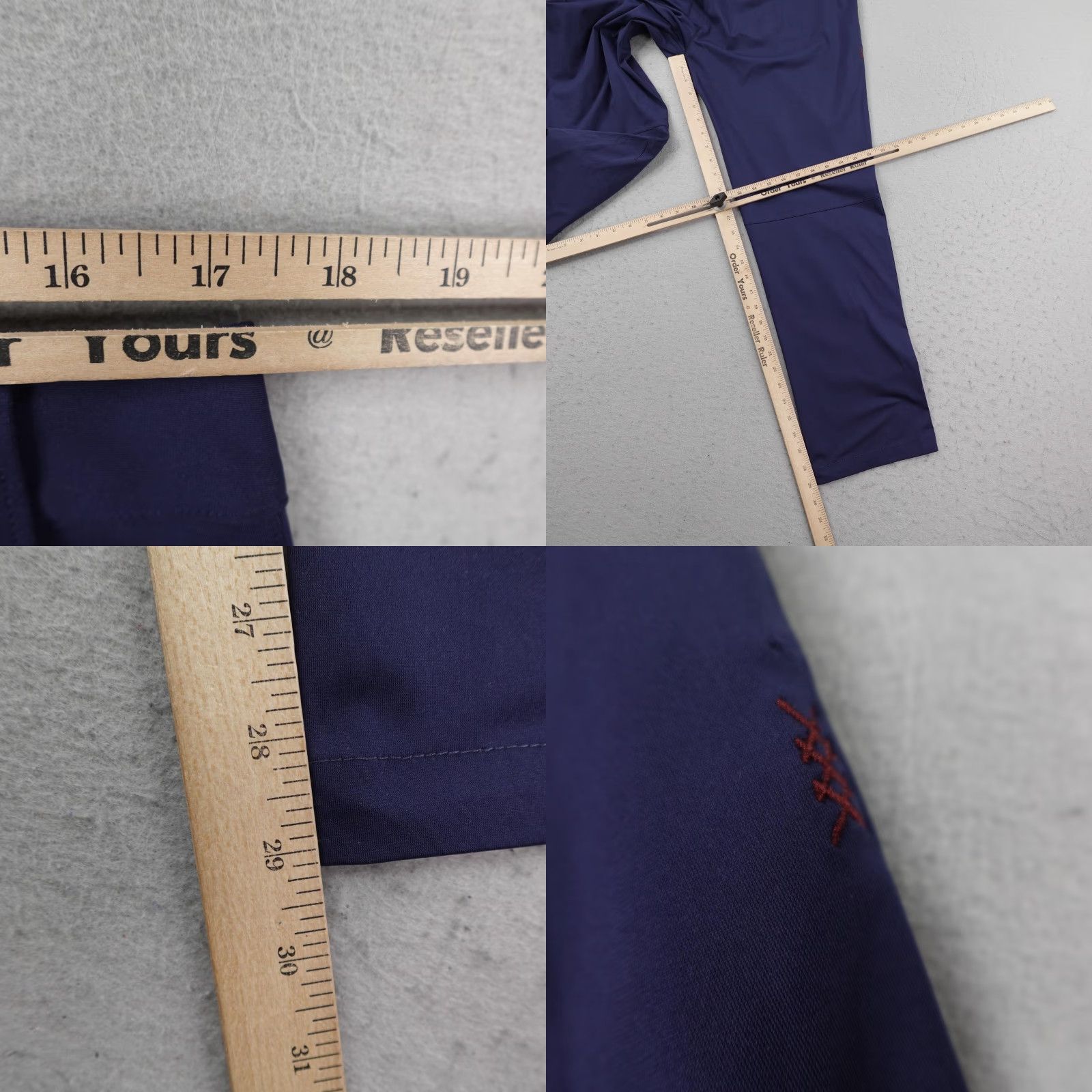 Rhone Rhone Pants Mens 34x30 Blue Commuter Performance Chino Straight Leg Golf Stretch Size US 34 / EU 50 - 8 Thumbnail