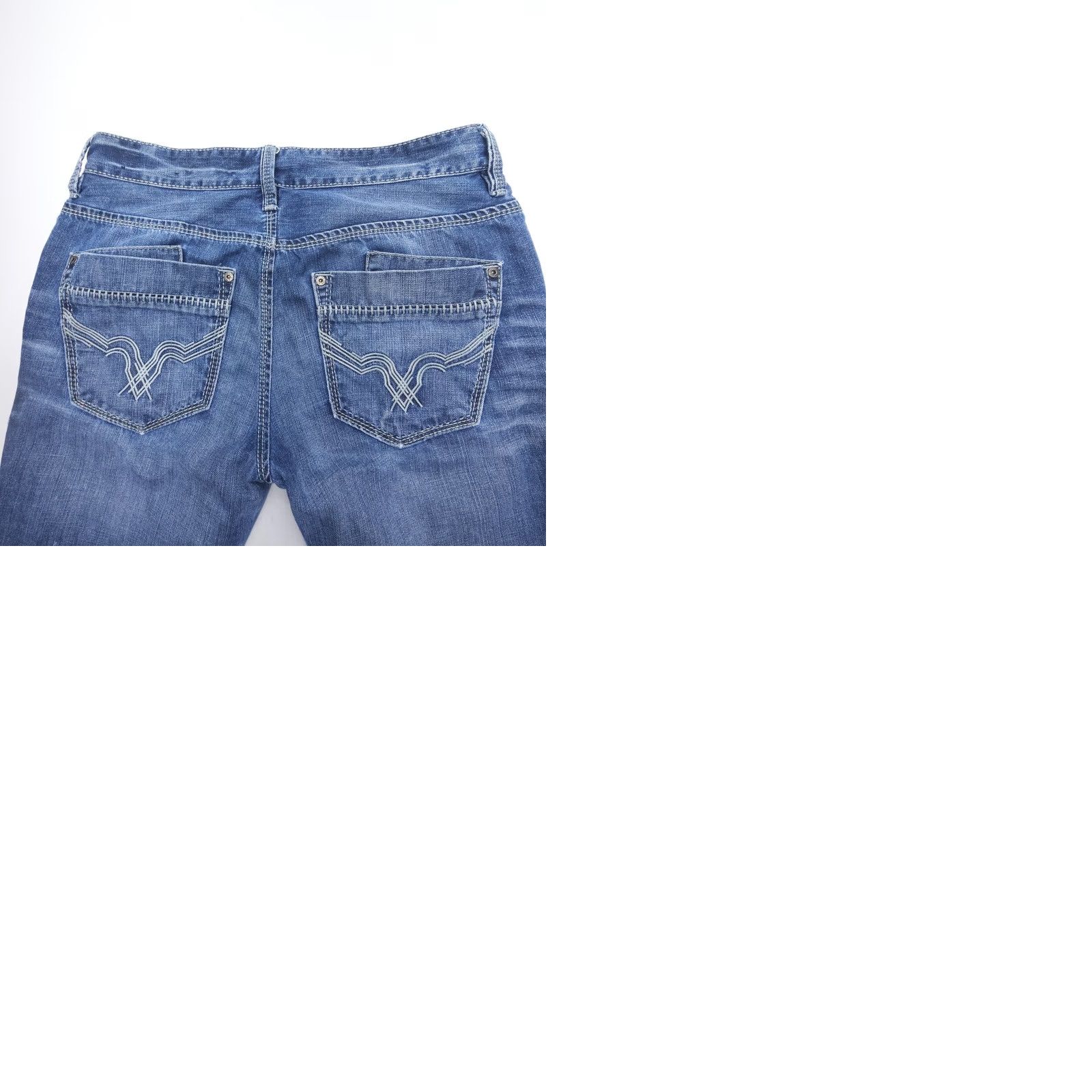 Vintage INC International Concepts Berlin Slim Straight Jeans Mens 32 x 30 Dark Wash Blue Denim 5-Pocket Logo Size US 32 / EU 48 - 9 Thumbnail