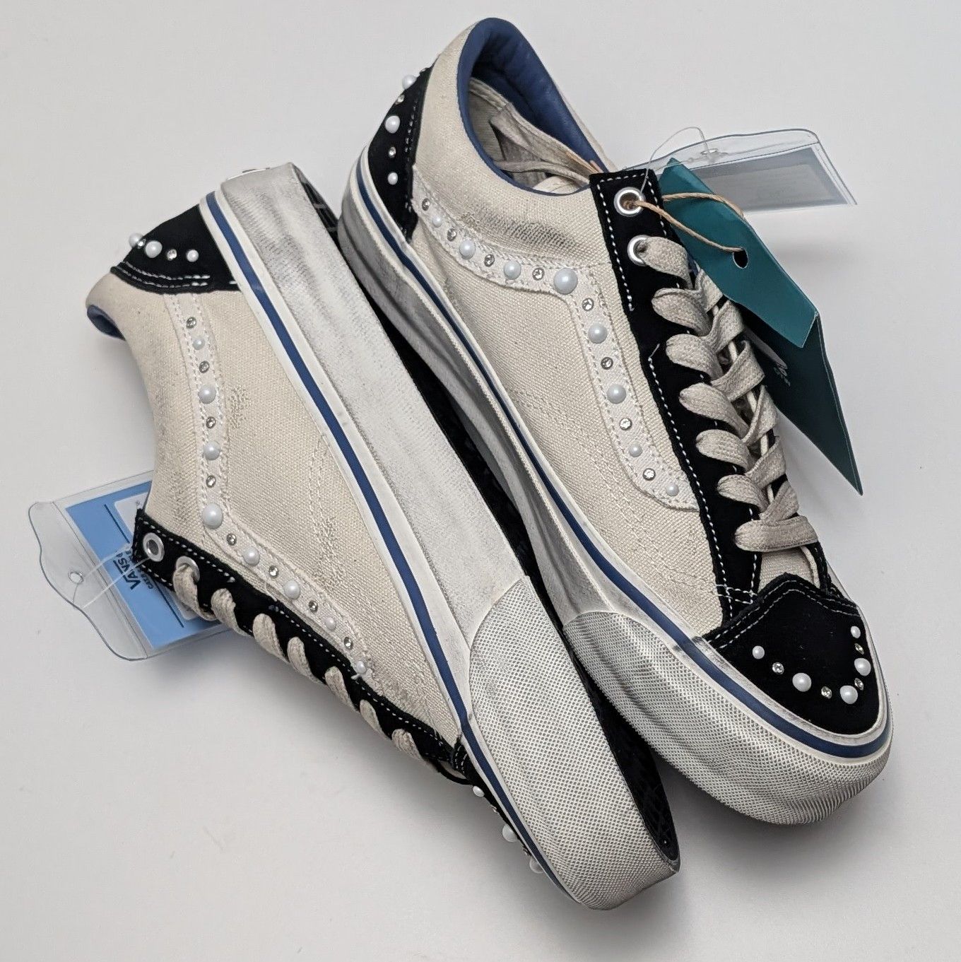 Satoshi Nakamoto × Vans Satoshi Nakamoto x Vans Skool SAMPLE SZ 9 Pearlized marsh Size US 9 / EU 42 - 7 Thumbnail