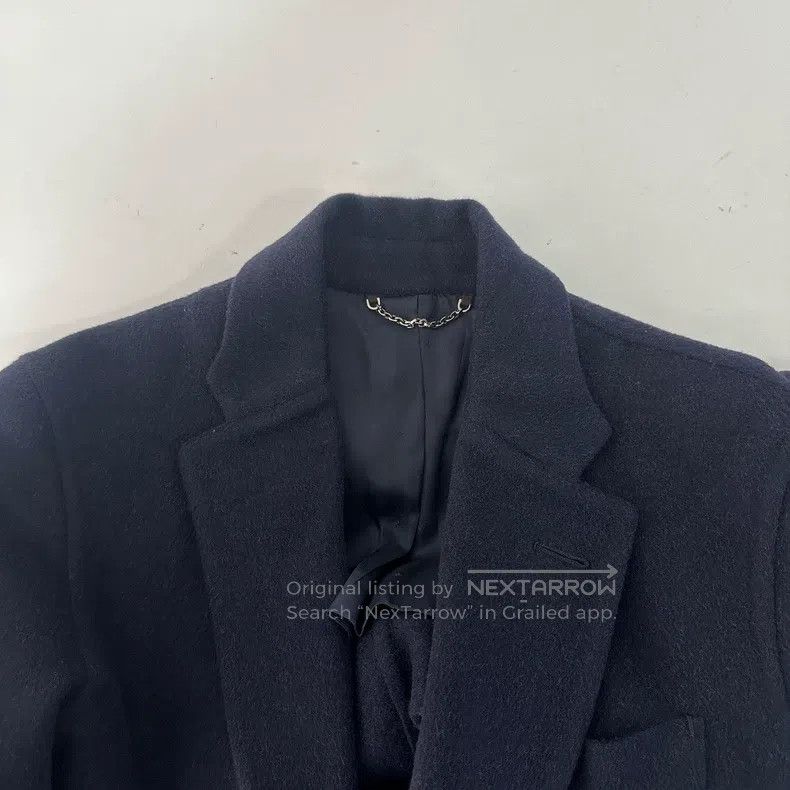 Louis Vuitton Louis Vuitton Navy Blue Pocket Midi Coat Size US S / EU 44-46 / 1 - 3 Thumbnail