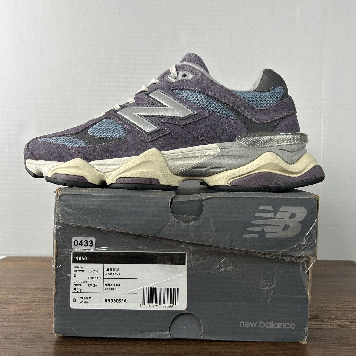 New Balance New Balance 9060 Shadow Purple Men8/Women9.5 Size US 9.5 / IT 39.5 - 2 Thumbnail
