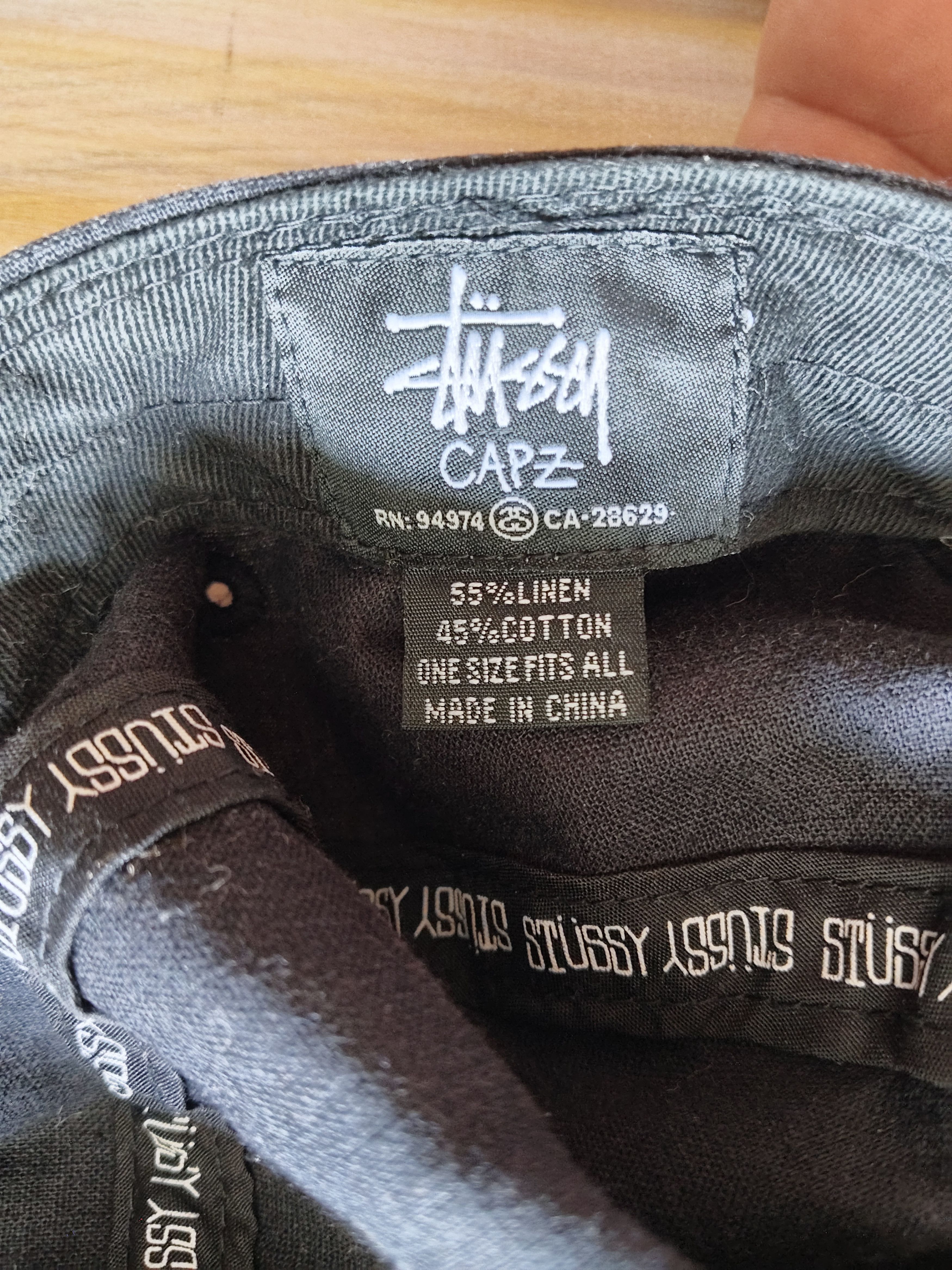 Stussy STUSSY Linen Cap Size ONE SIZE - 8 Thumbnail