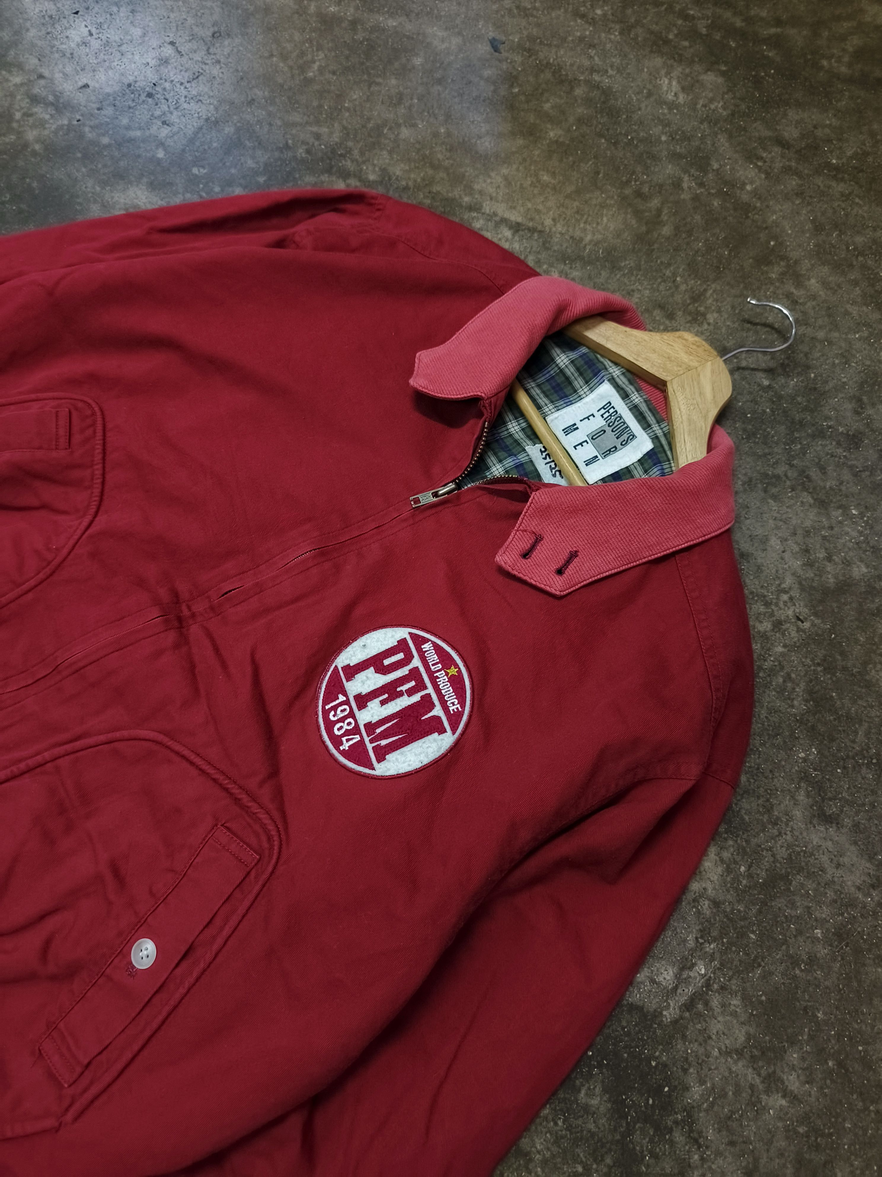 PERSON'S PERSONS FOR MEN WORLD PRODUCE BOMBER JACKET Size US L / EU 52-54 / 3 - 4 Thumbnail