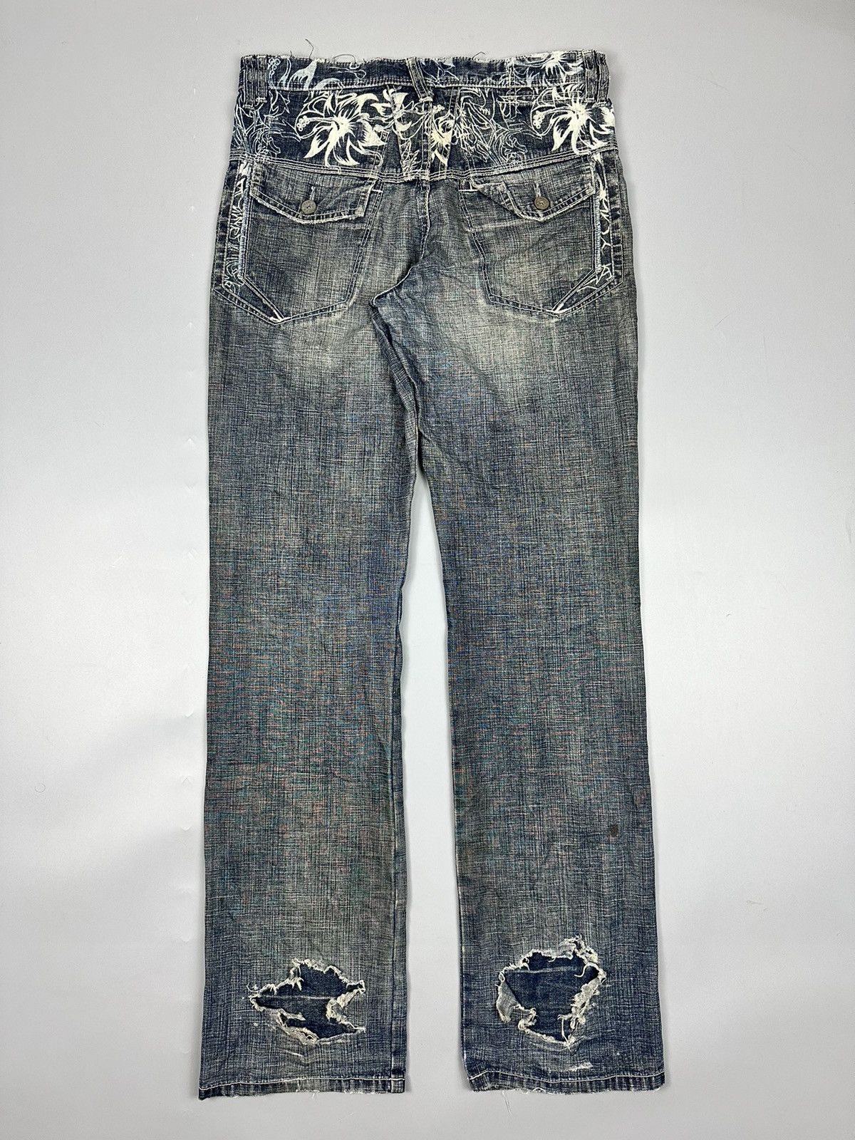 Marithe + Francois Girbaud Distressed Vintage Marithe Francois Girbaud Denim Size US 32 / EU 48 - 2 Thumbnail