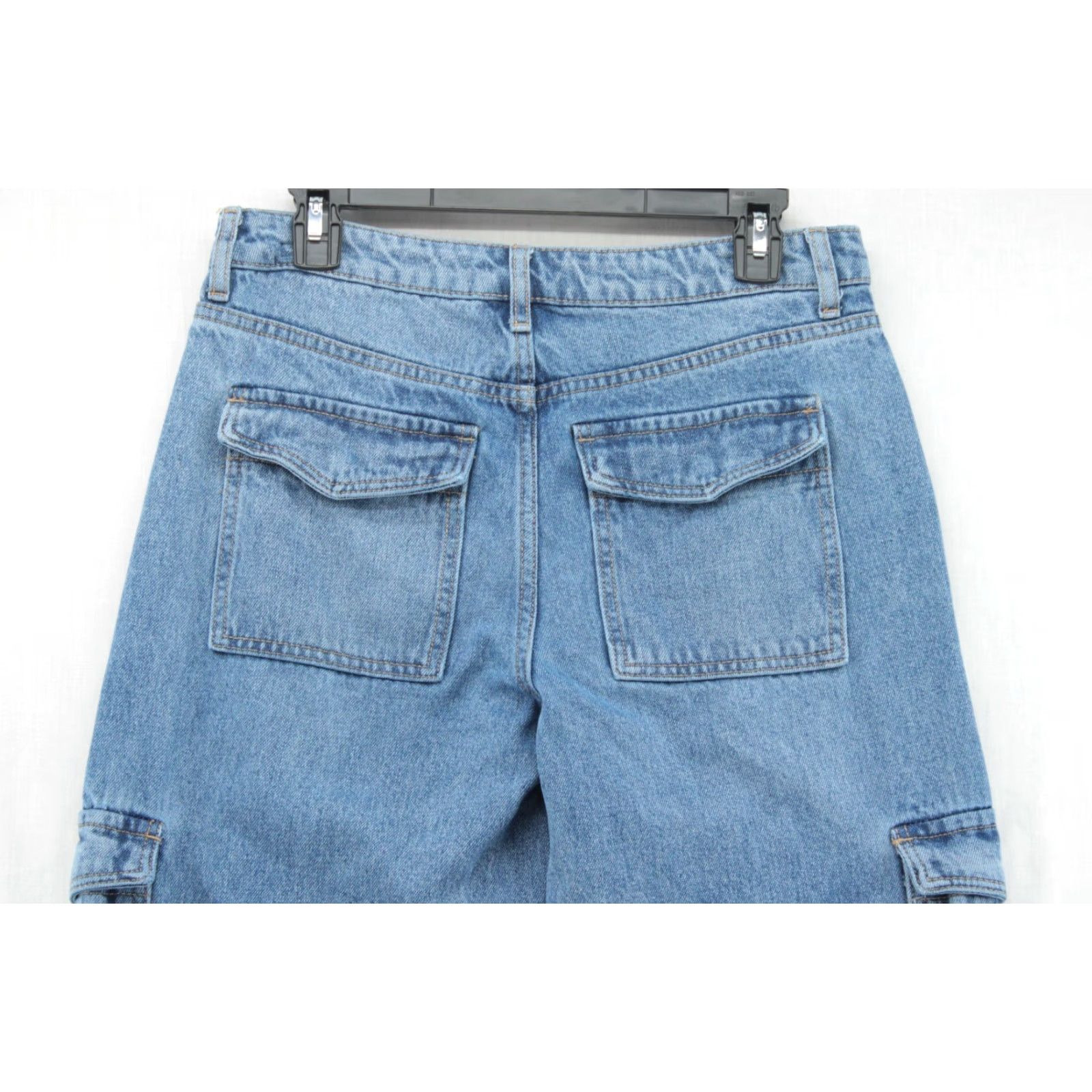 Vintage VERVET Jeans Women 30 Relaxed Cargo Wide Leg Y2K Grunge Skater Punk High Rise Jeans Size 30" / US 8 / IT 44 - 7 Thumbnail