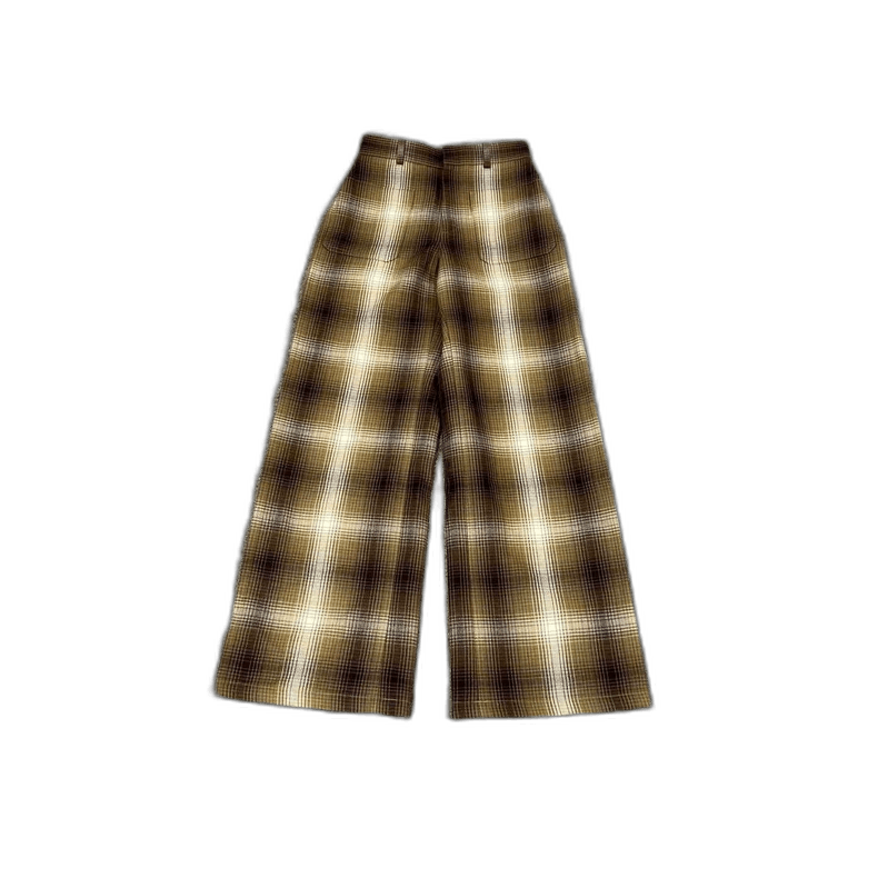 Dior dior plaid wool wide-leg casual pants Size US 32 / EU 48 - 1 Thumbnail