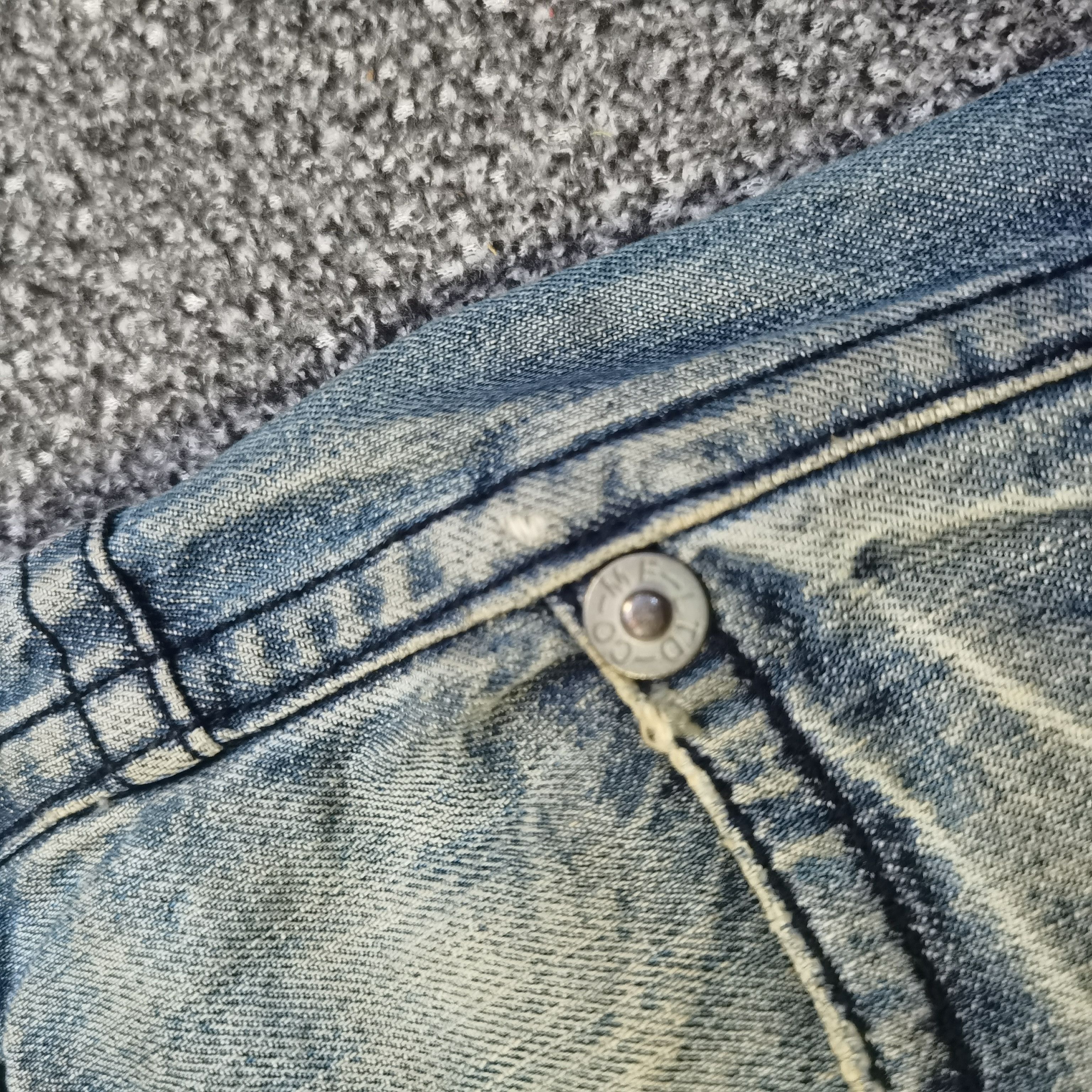 If Six Was Nine × Japanese Brand × Le Grande Bleu (L.G.B.) Y2K Crazy Baggy T2X Denim Size US 35 - 7 Thumbnail