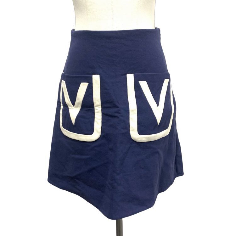 Valentino Valentino V Pocket Mini Skirt Size 40 Size 27" / US 4 / IT 40 - 1 Thumbnail
