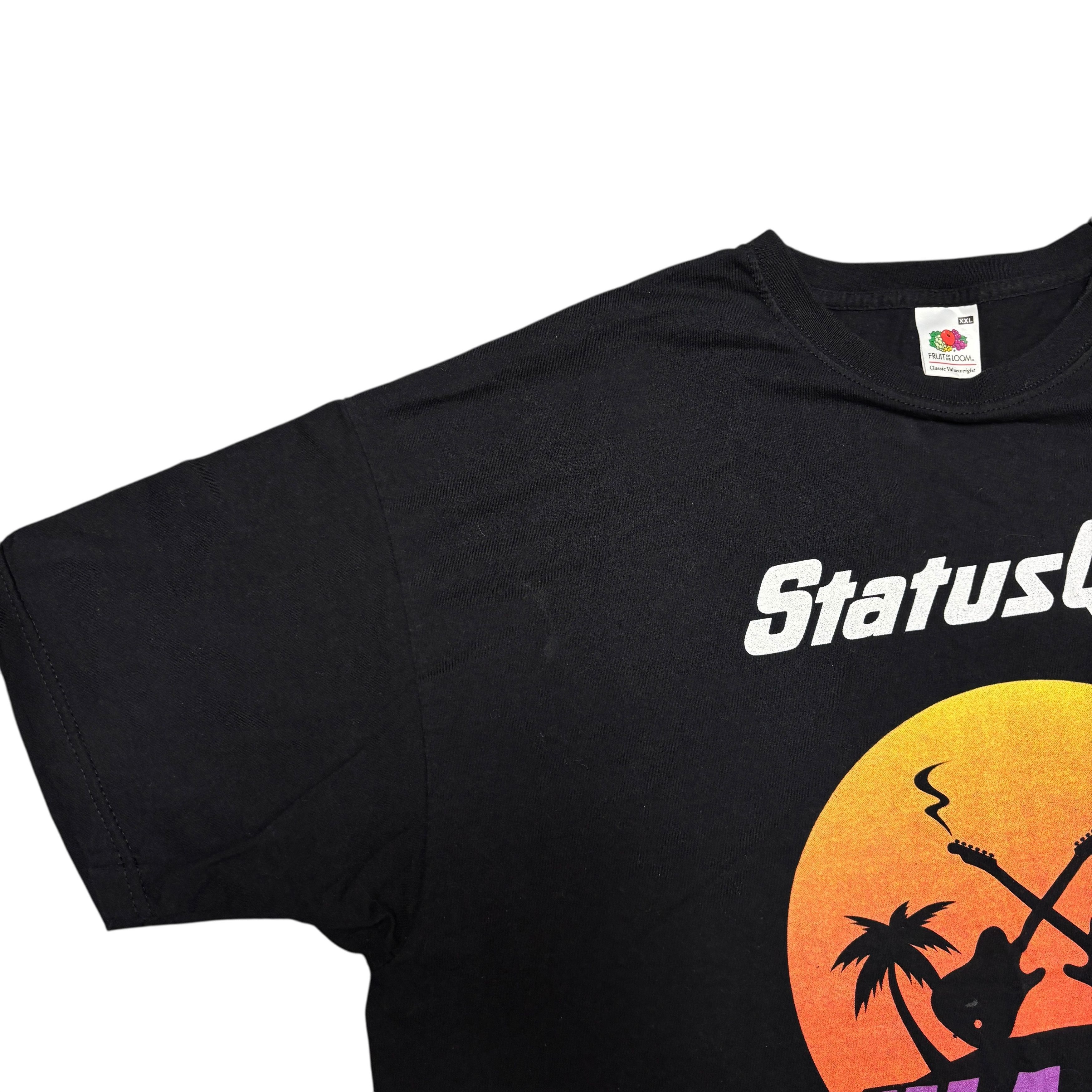 Band Tees × Vintage Status Quo Shirt Vintage Band Tees Bon Jovi Aerosmith Size US XXL / EU 58 / 5 - 7 Thumbnail