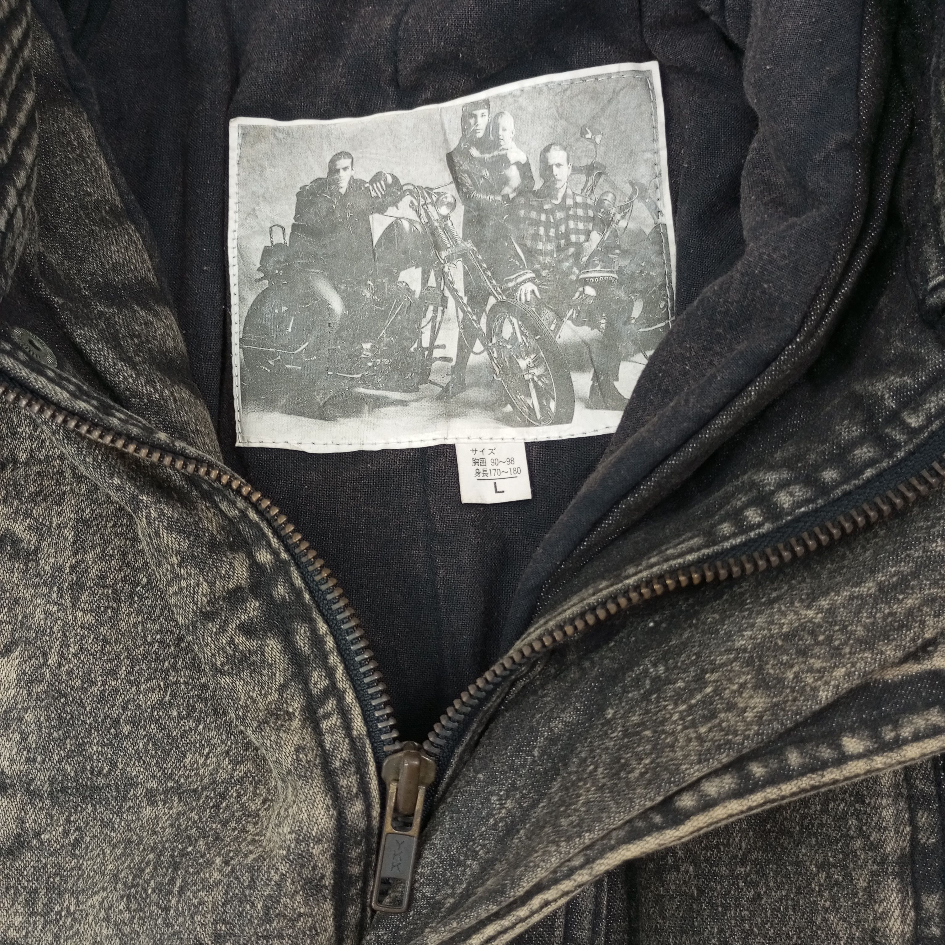 Vintage Motorcycle Jacket Style Nice Design c233n6 Size US XL / EU 56 / 4 - 5 Thumbnail