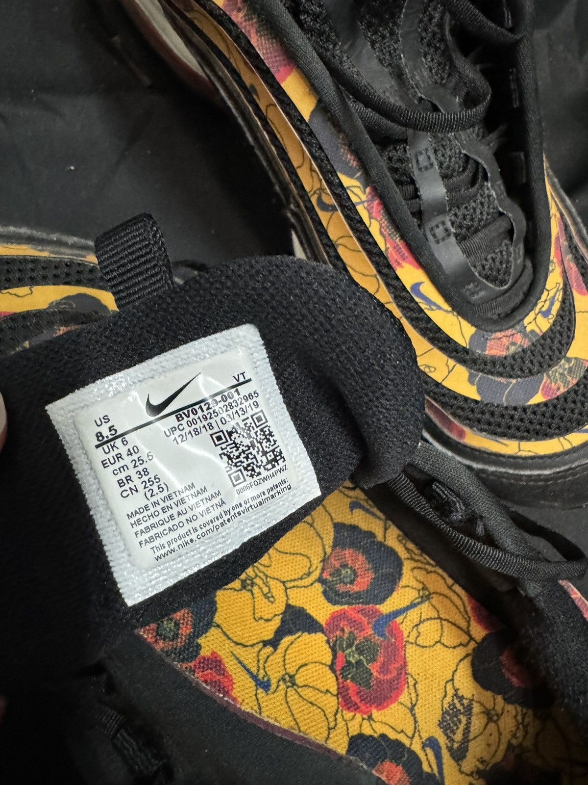 Nike Nike Air Max 97 Floral Black Size US 8.5 / EU 41-42 - 5 Thumbnail