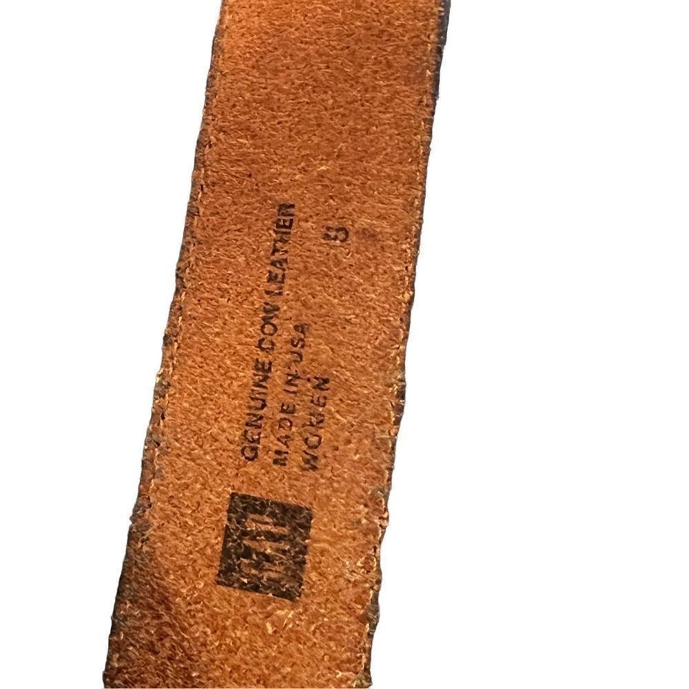 Gap Gap western Leather Belt size S Made in USA Size ONE SIZE - 2 Thumbnail