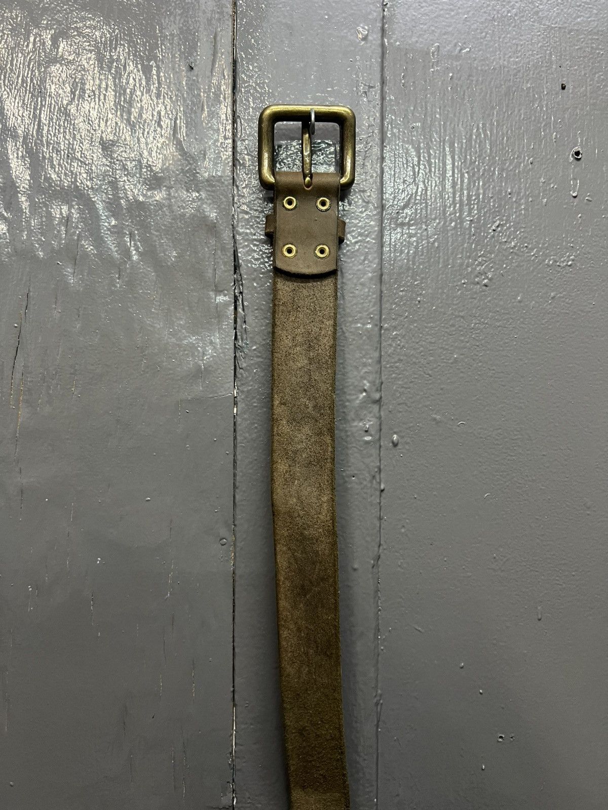 Leather Vintage Leather Belts Length 41" Size ONE SIZE - 5 Thumbnail