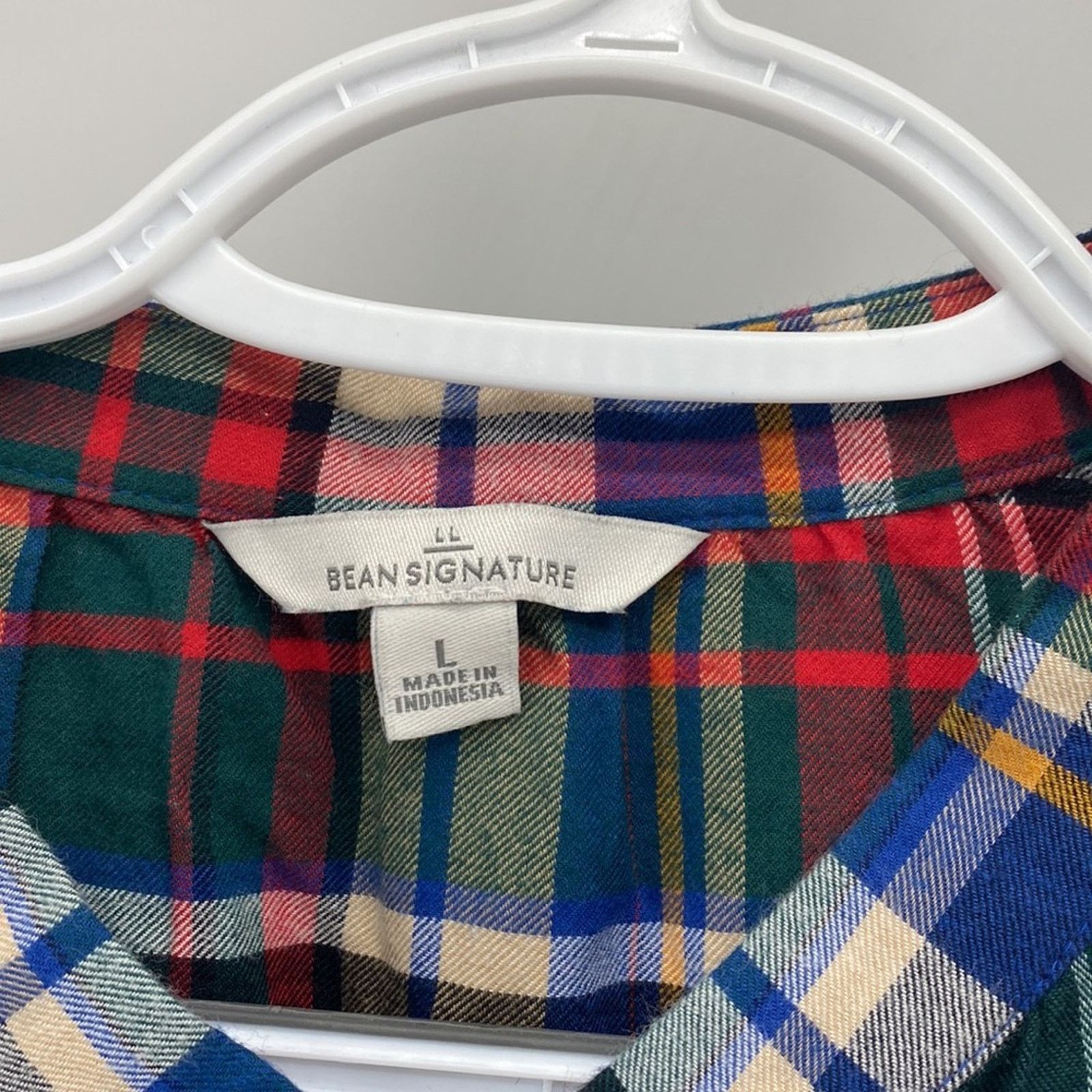 L.L. Bean L.L. Bean Shirt Red green plaid Signature Flannel size L Size L / US 10 / IT 46 - 2 Thumbnail