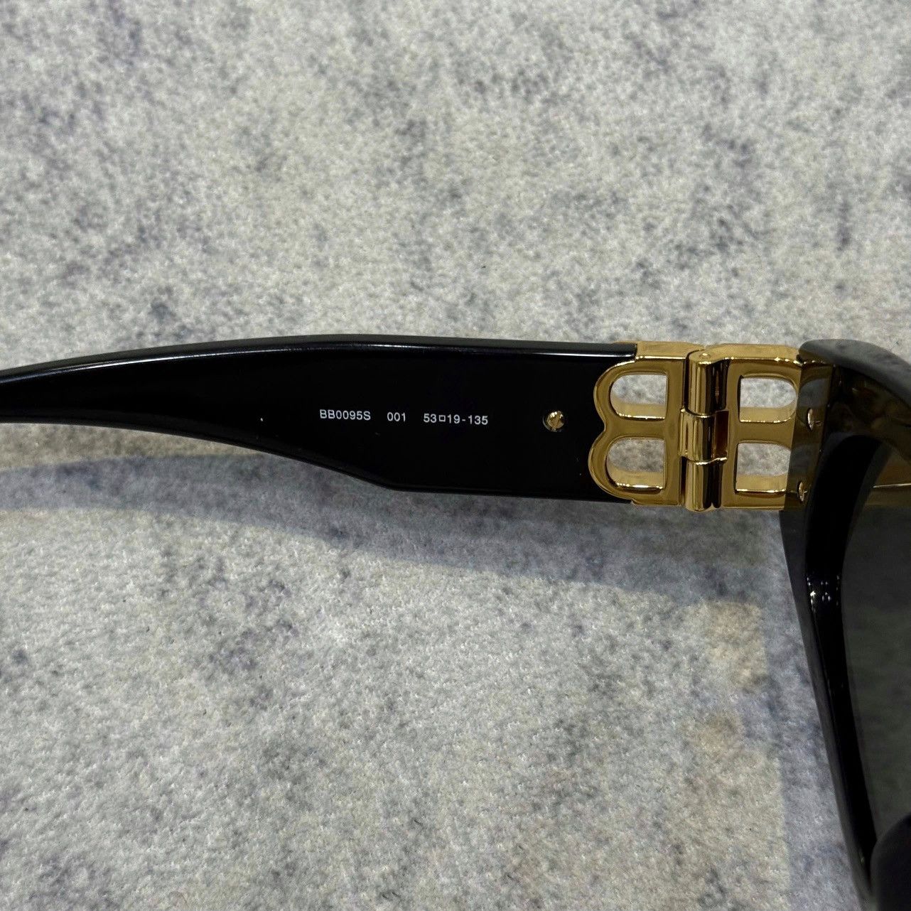 Balenciaga BALENCIAGA Dynasty D-Frame Sunglasses BLACK Size ONE SIZE - 4 Thumbnail