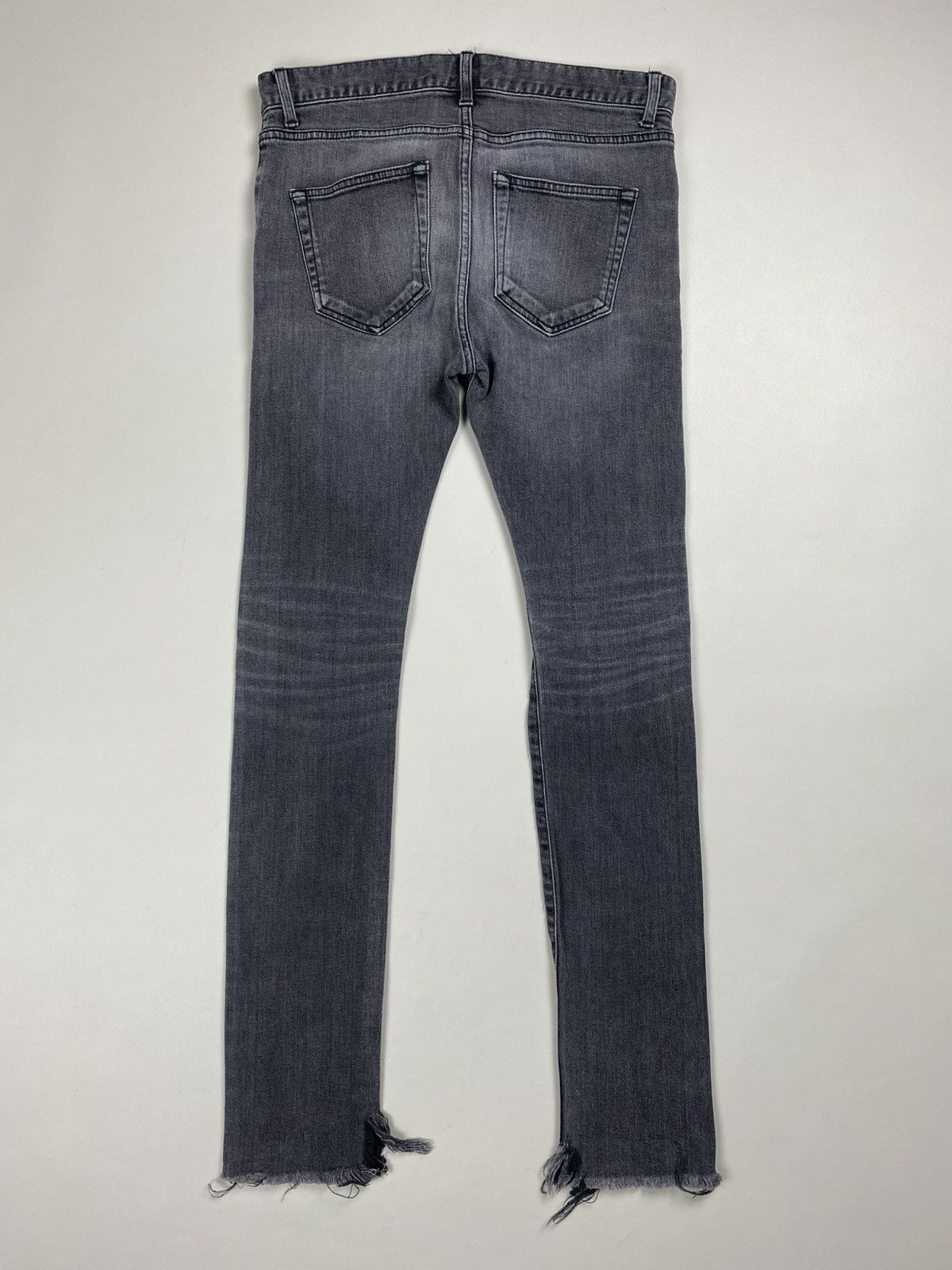 Balenciaga Balenciaga ladies distressed denim skinny biker jeans Size 28" / US 6 / IT 42 - 17 Thumbnail