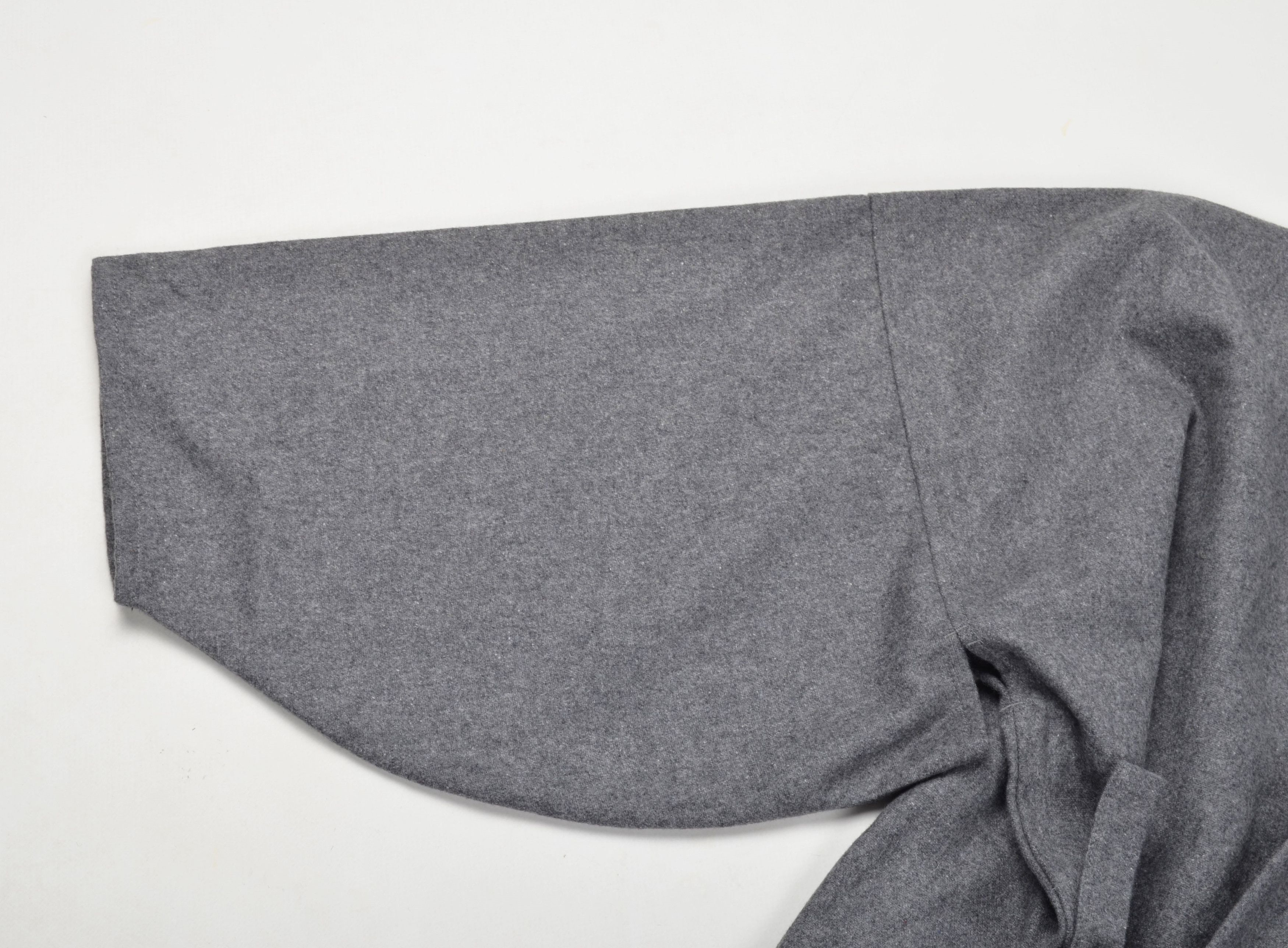 Other Girls of Dust Wool Blend Gray Wrap Cropped Kimono Size XS / US 0-2 / IT 36-38 - 7 Thumbnail