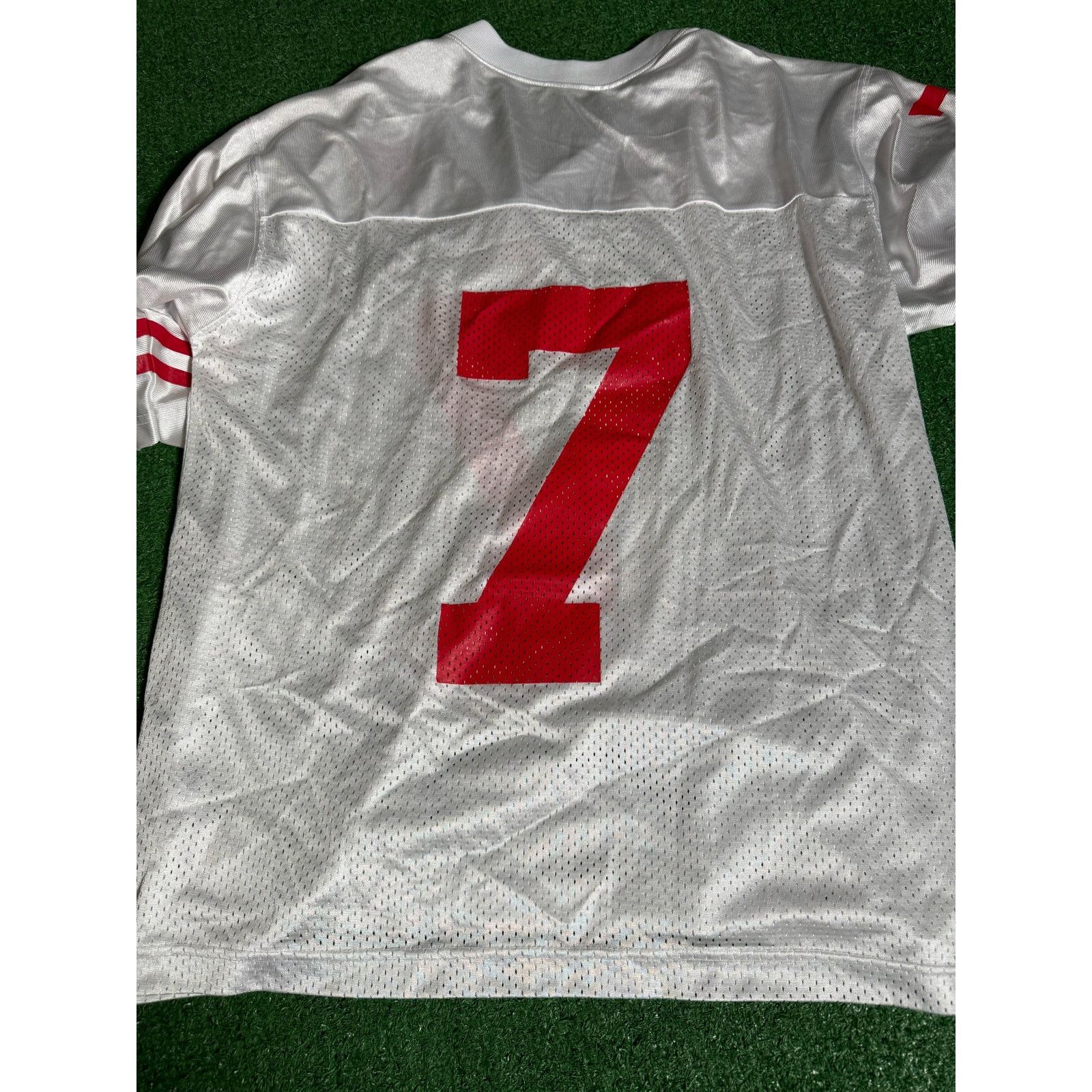 Adidas Wisconsin University Football Jersey White Mens Sz S Size US S / EU 44-46 / 1 - 4 Thumbnail