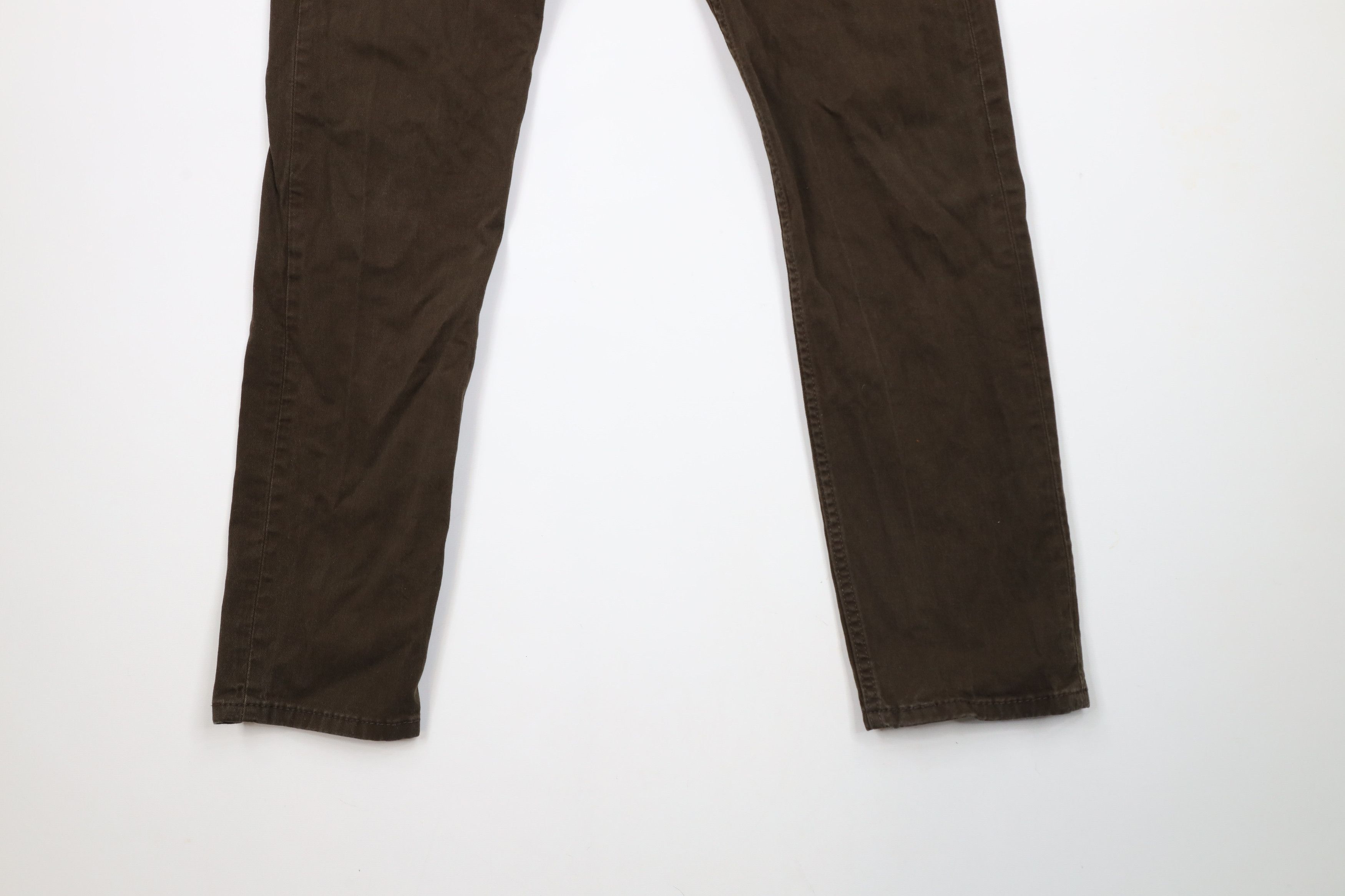 Levi's × Vintage Vintage Y2K Levis 502 Slim Fit Tapered Leg Jeans Dark Brown Size US 33 - 4 Thumbnail