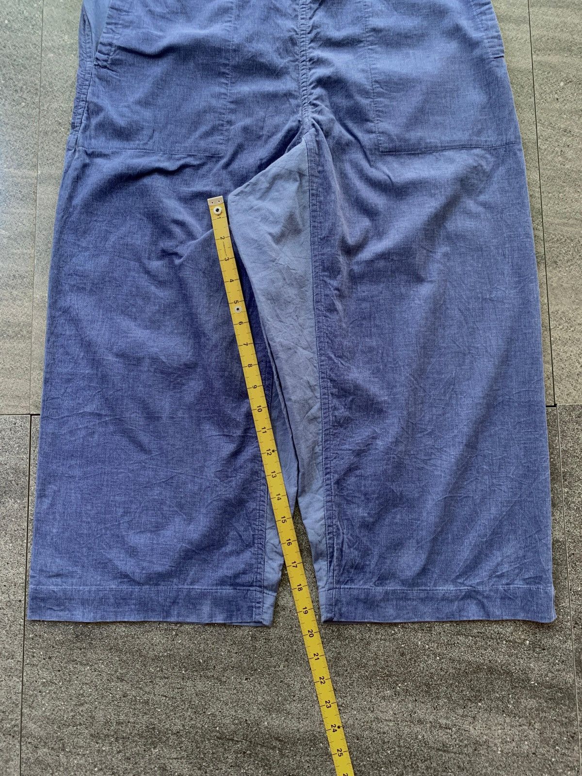 Issey Miyake FREE TAX! Two Tone Corduroy Wideleg Cropped Pants Size US 32 / EU 48 - 15 Thumbnail