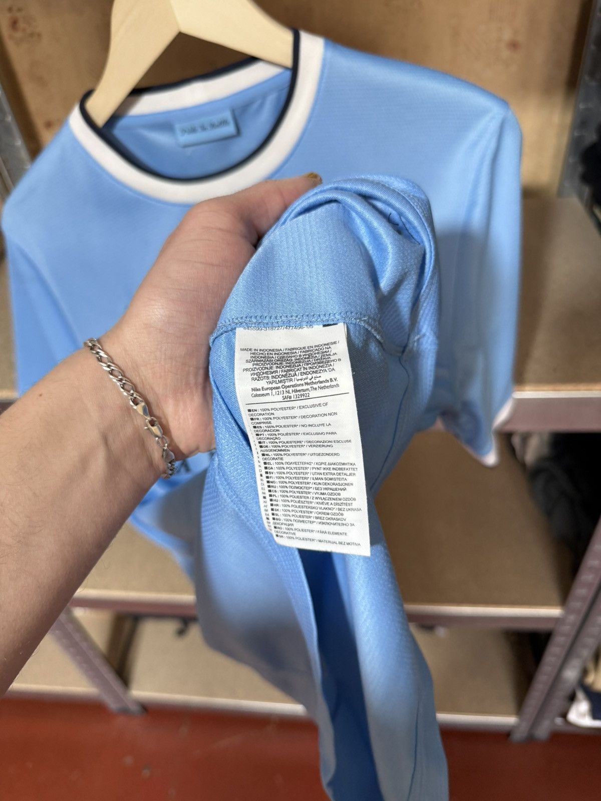 Nike × Vintage Nike Manchester City 2013 2014 Home Football Soccer Jersey Size US S / EU 44-46 / 1 - 6 Thumbnail