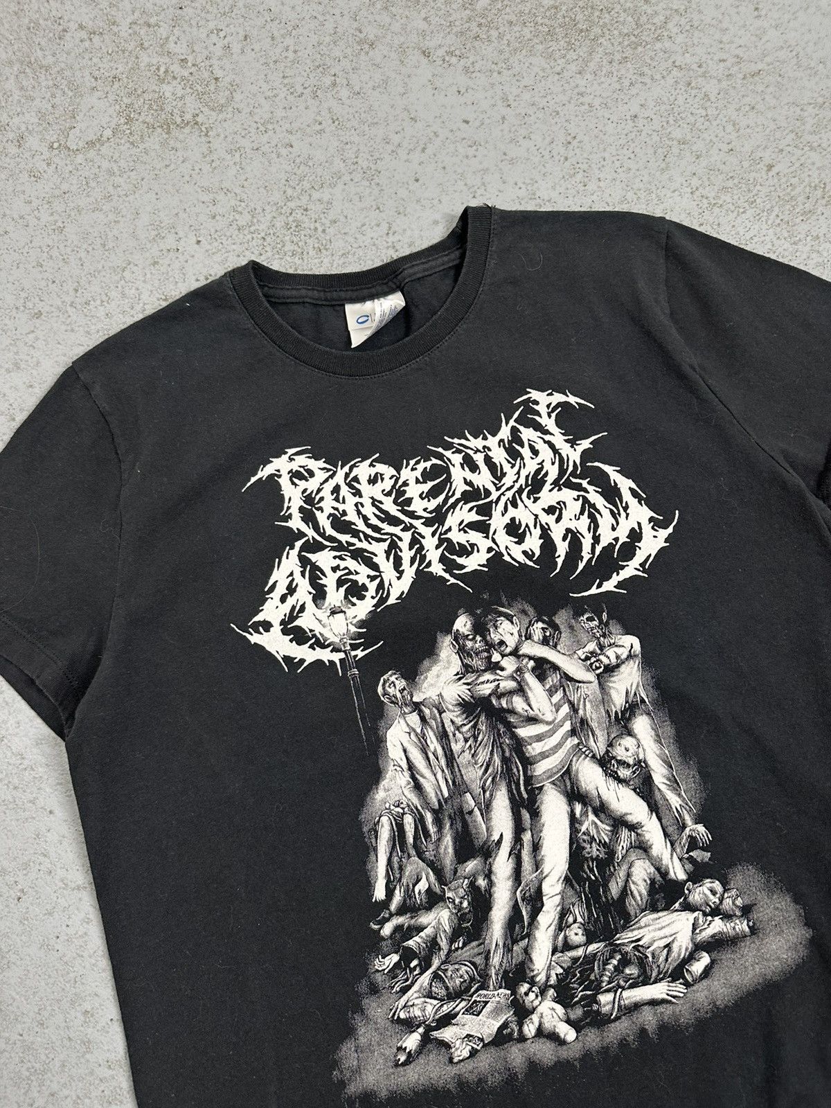 Band Tees Parental Advisory Brutal Death Metal Support Cannibalism Size M / US 6-8 / IT 42-44 - 7 Thumbnail