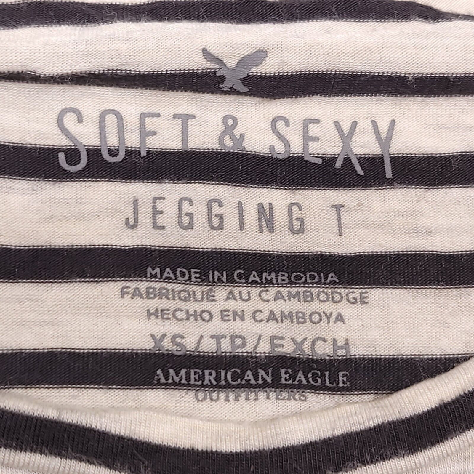 American Eagle Outfitters American Eagle Casual Pullover Shirt Womens Size XS Black Size XS / US 0-2 / IT 36-38 - 3 Thumbnail
