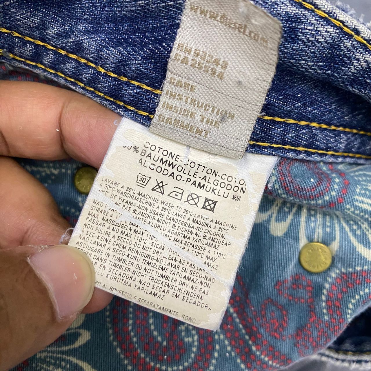 Diesel 💥Best Offer💥Vintage Diesel Industry Distressed Denim Size US 33 - 21 Thumbnail
